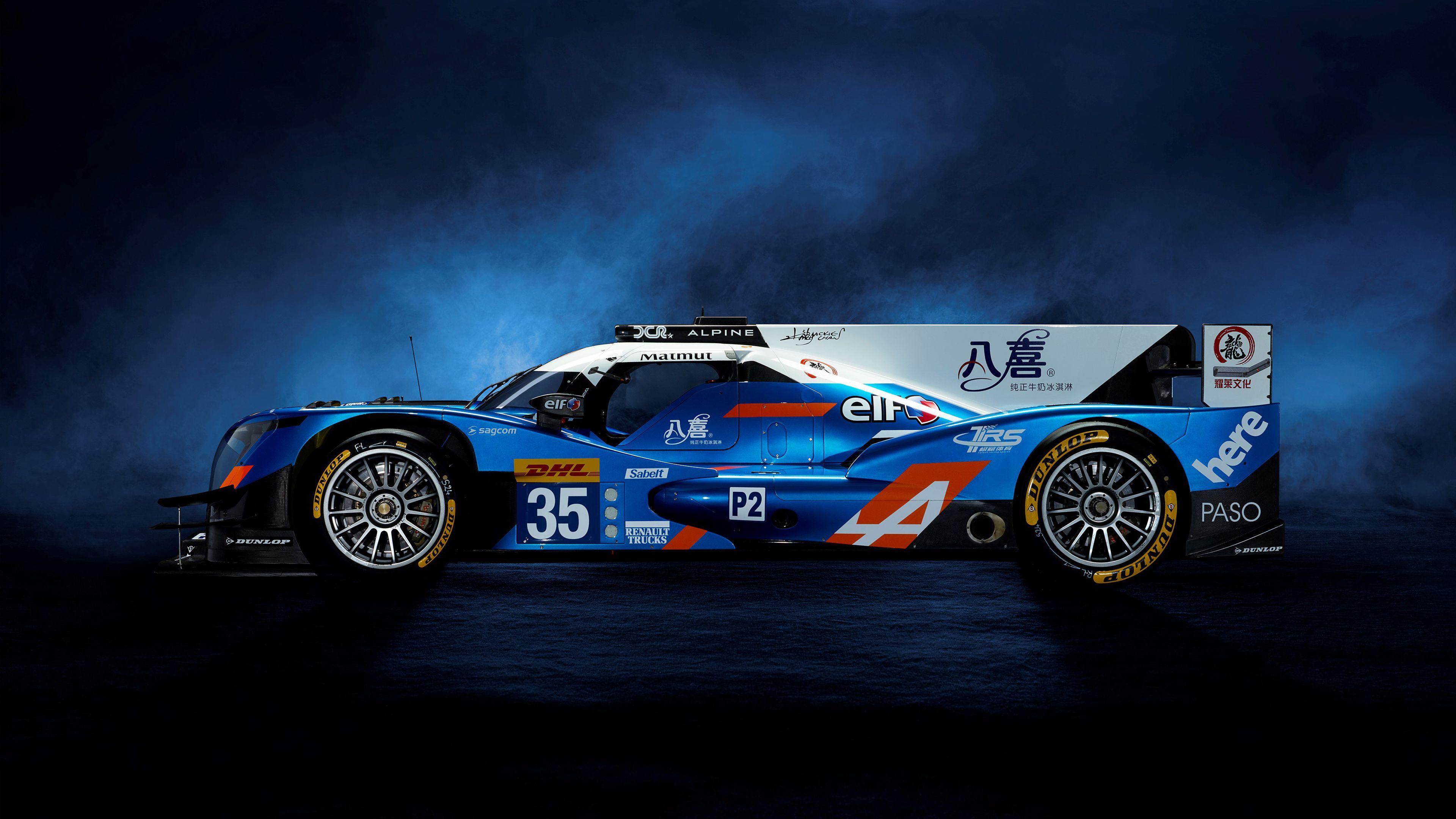 3840x2160 Alpine A460 Race Car 4K Wallpaper. HD Car Wallpaper