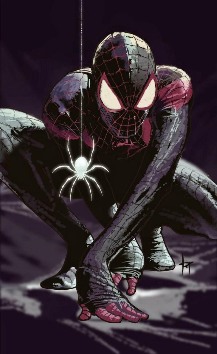 728x1188 Miles Morales Spider Man Wallpaper