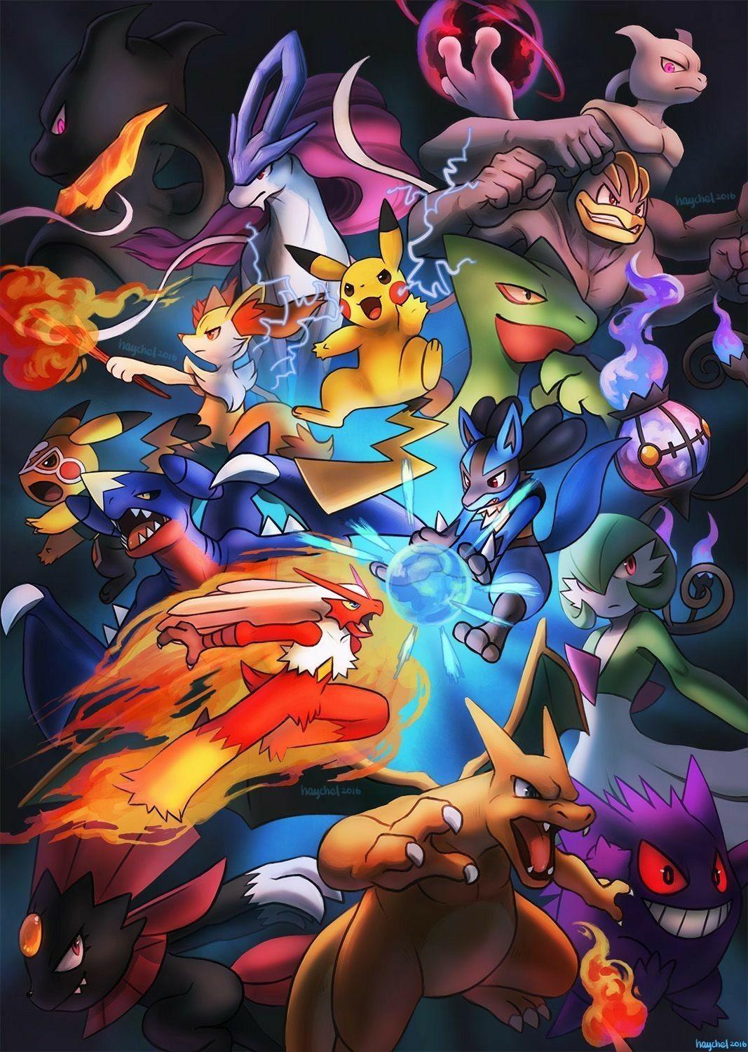 1067x1500 Pokken tournament. Pokemon, Pokemon firered, Pokemon drawings