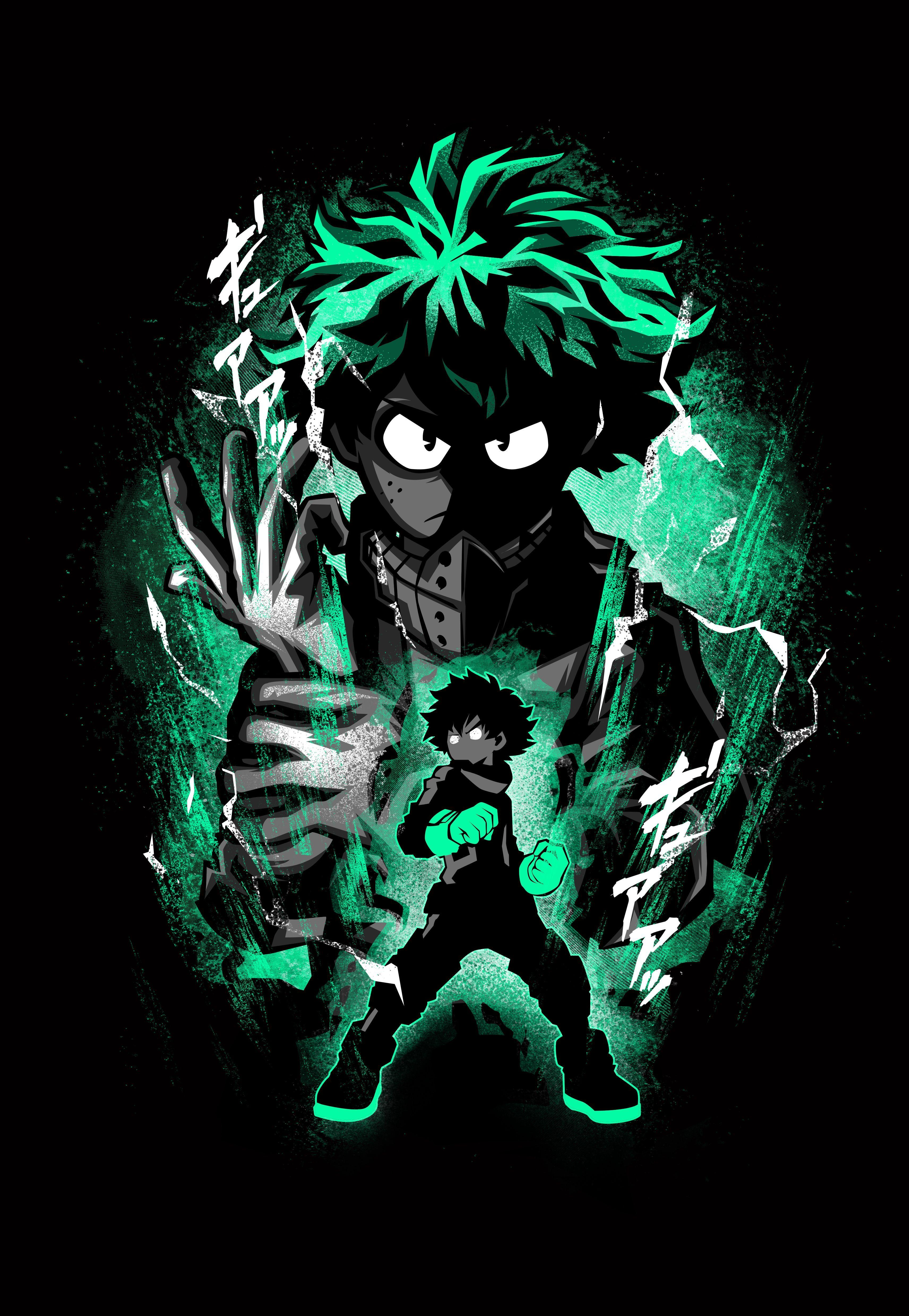 Green Aesthetic Cute Deku Backgrounds - bmp-metro