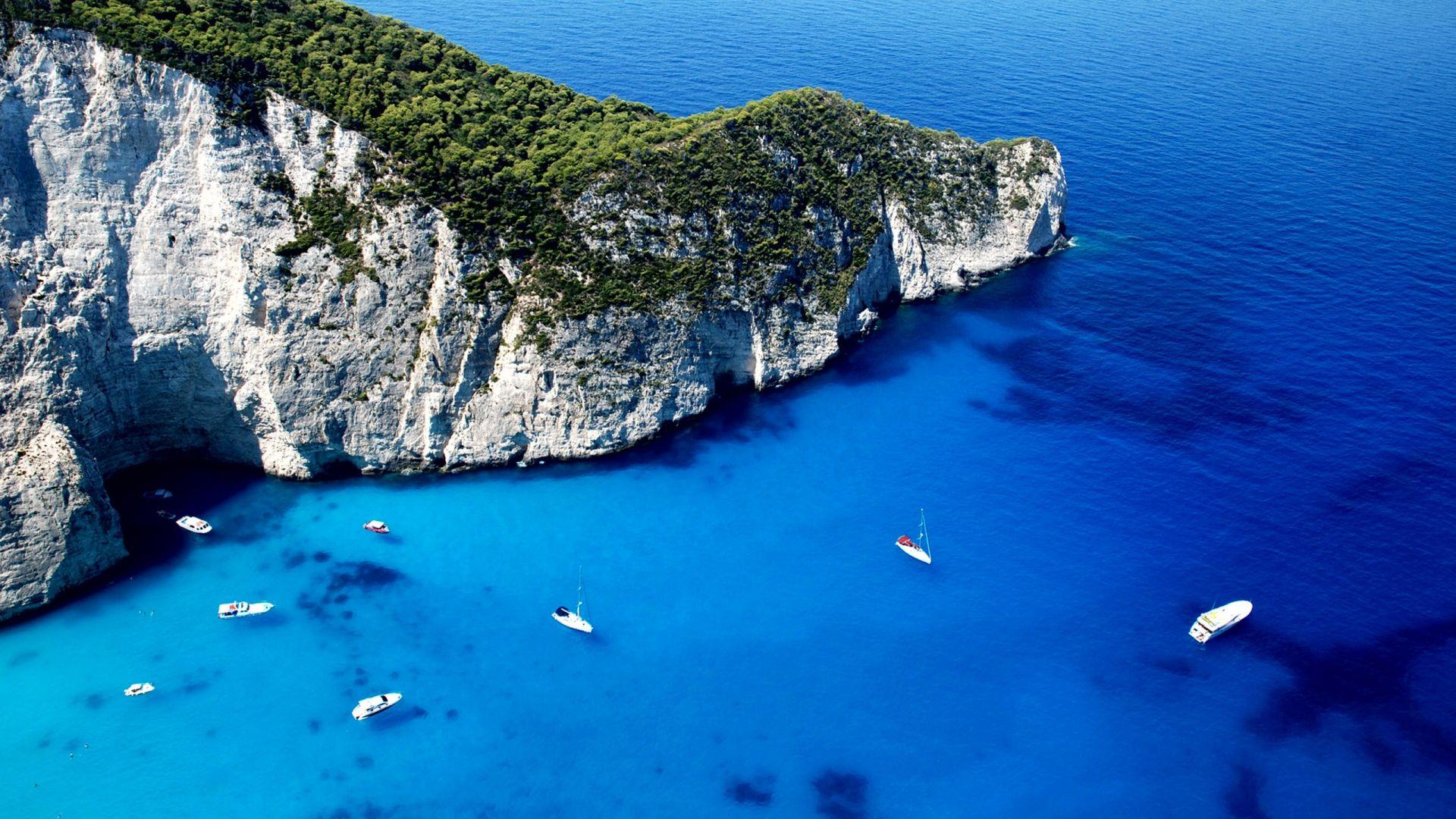 1920x1080 Greece Wallpaper