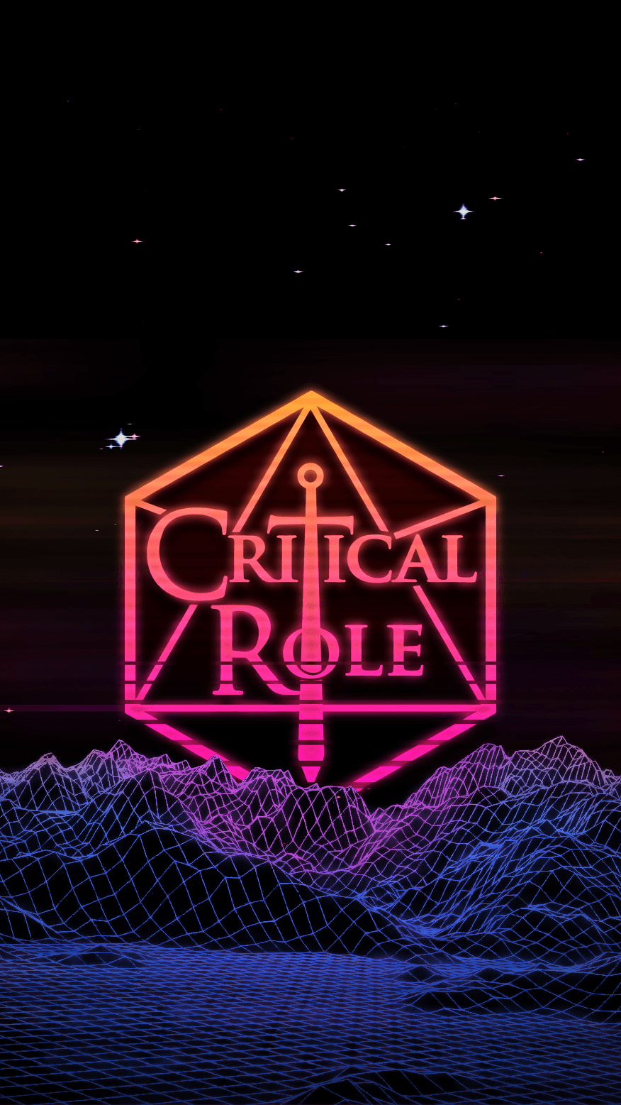 876x1557 No Spoilers Critical Role 80s Wallpaper (Desktop & Phone)