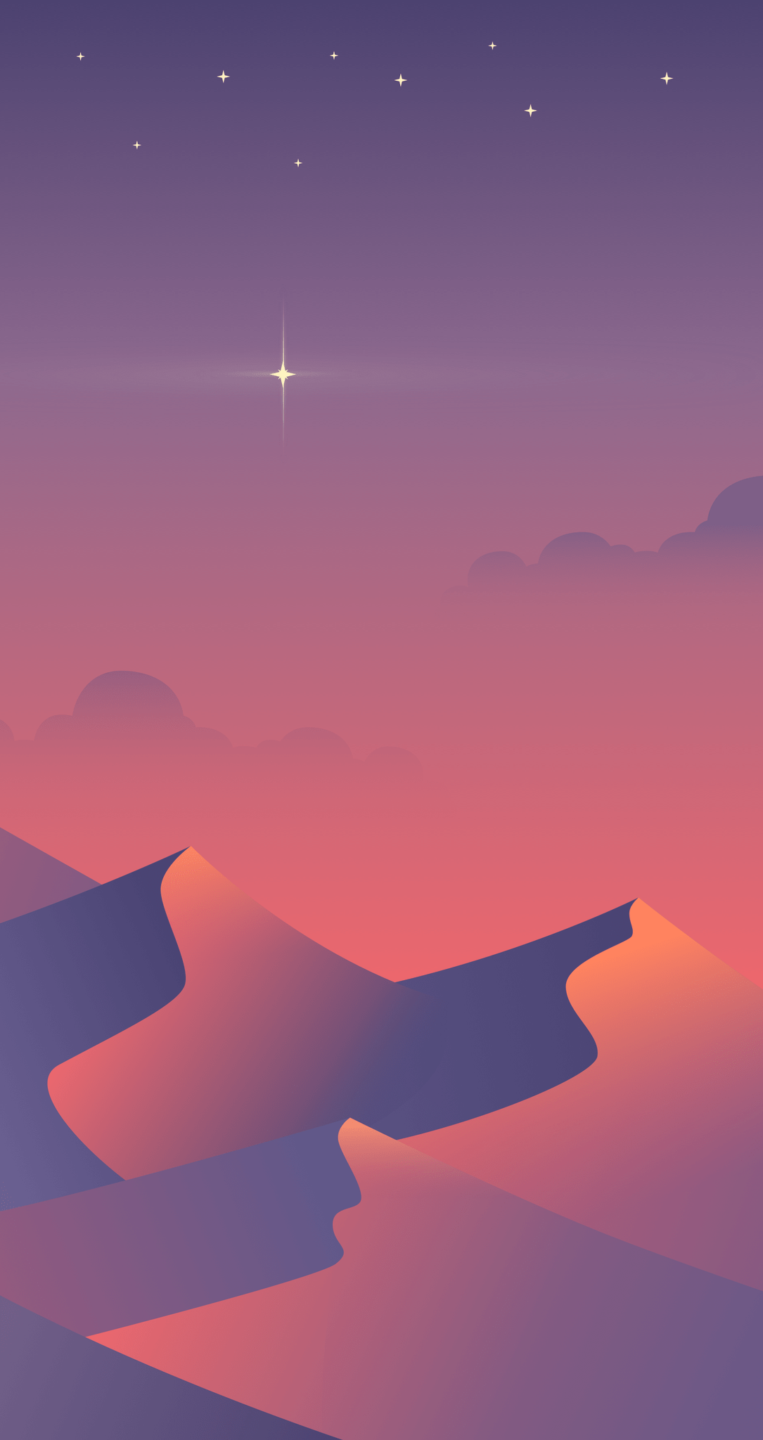 1085x2048 Desert Night Wallpaper Collection For Tech