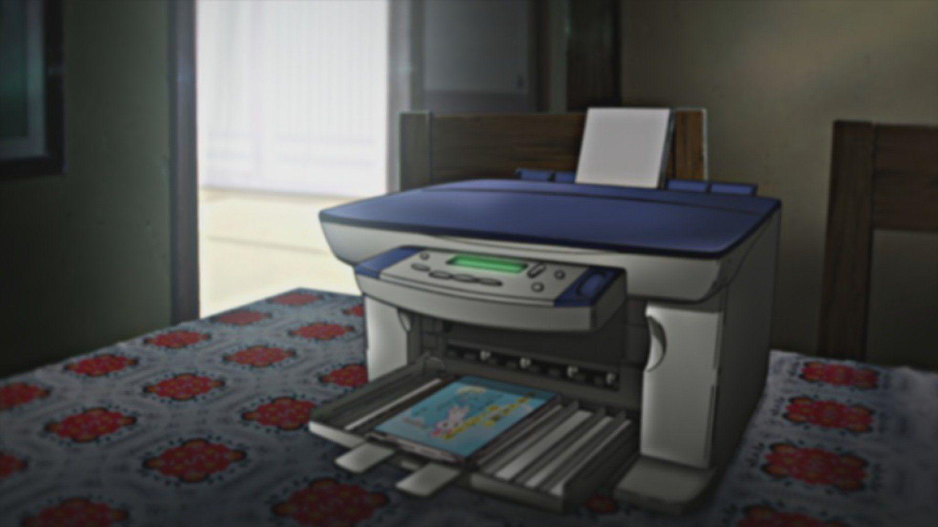 1920x1080 Indoors illustrations anime printer Nichijou wallpaperx1080