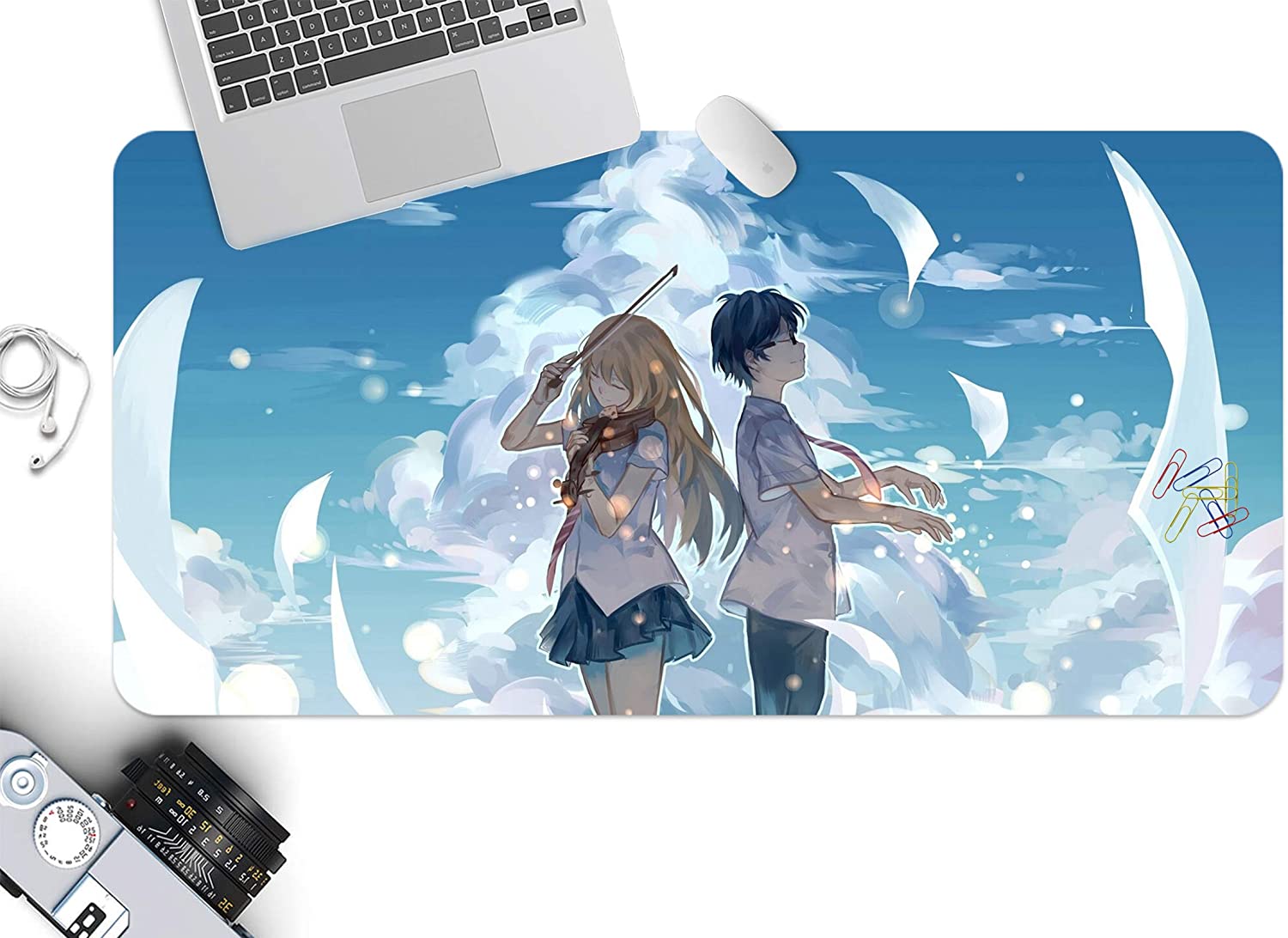 1500x1092 3D Your Lie In April 617 Japan Anime Non Slip Office Desk Mouse Mat Game AJ WALLPAPER CA Sunday (W60cmxH30cm(24x12)): Amazon.ca: Office Products