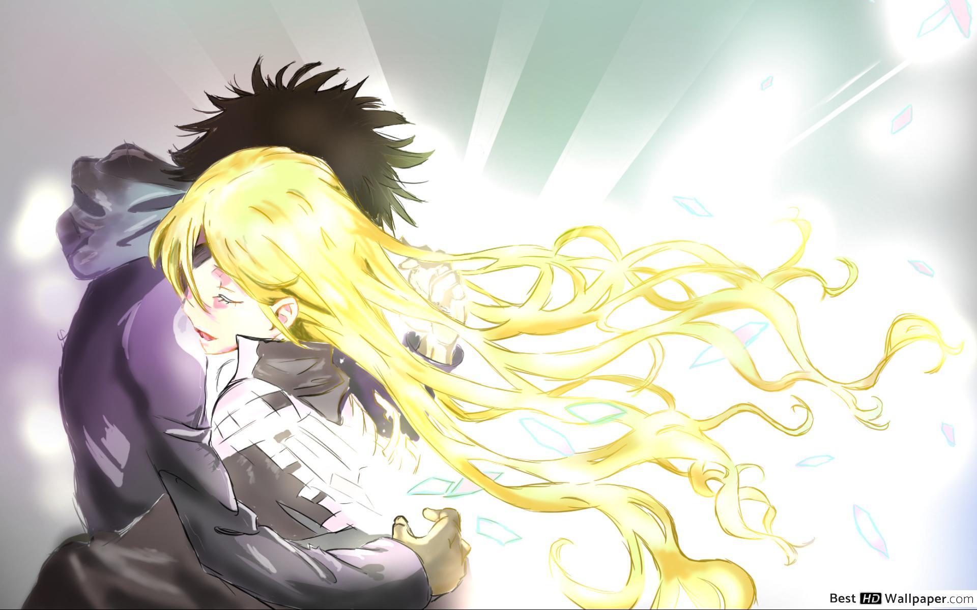 1920x1200 A Certain Magical Index Kamijou & Othinus HD wallpaper download