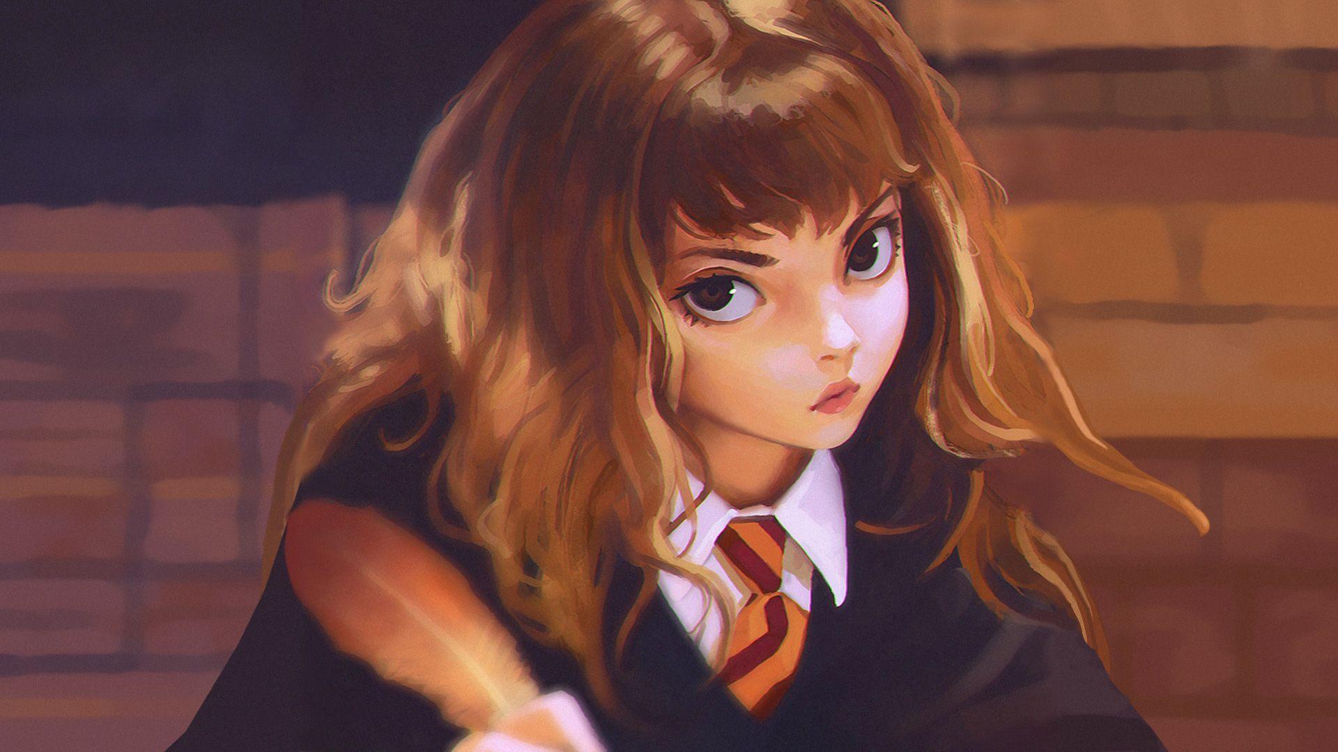 1920x1080 #harry potter, #emma watson, #artist, #artwork, #digital art, #hd. Mocah.org HD Wallpaper
