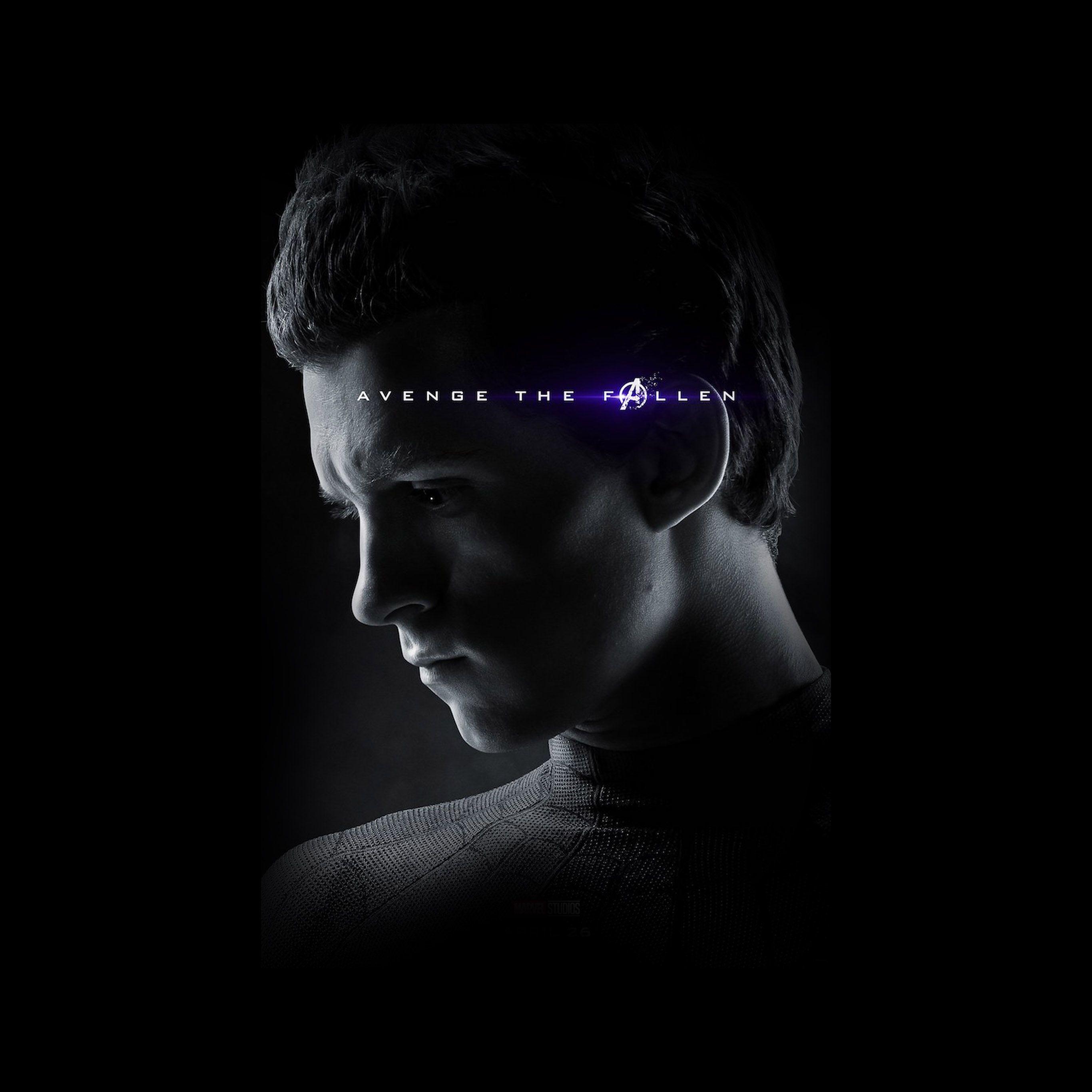 2732x2732 Spider Man Marvel Endgame Hero Film Poster Art Wallpaper