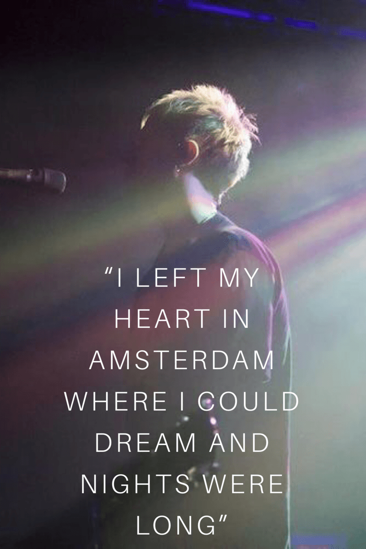 735x1102 Amsterdam, Nothing But Thieves. Nothing but thieves lyrics, Nothing but thieves, Cool lyrics