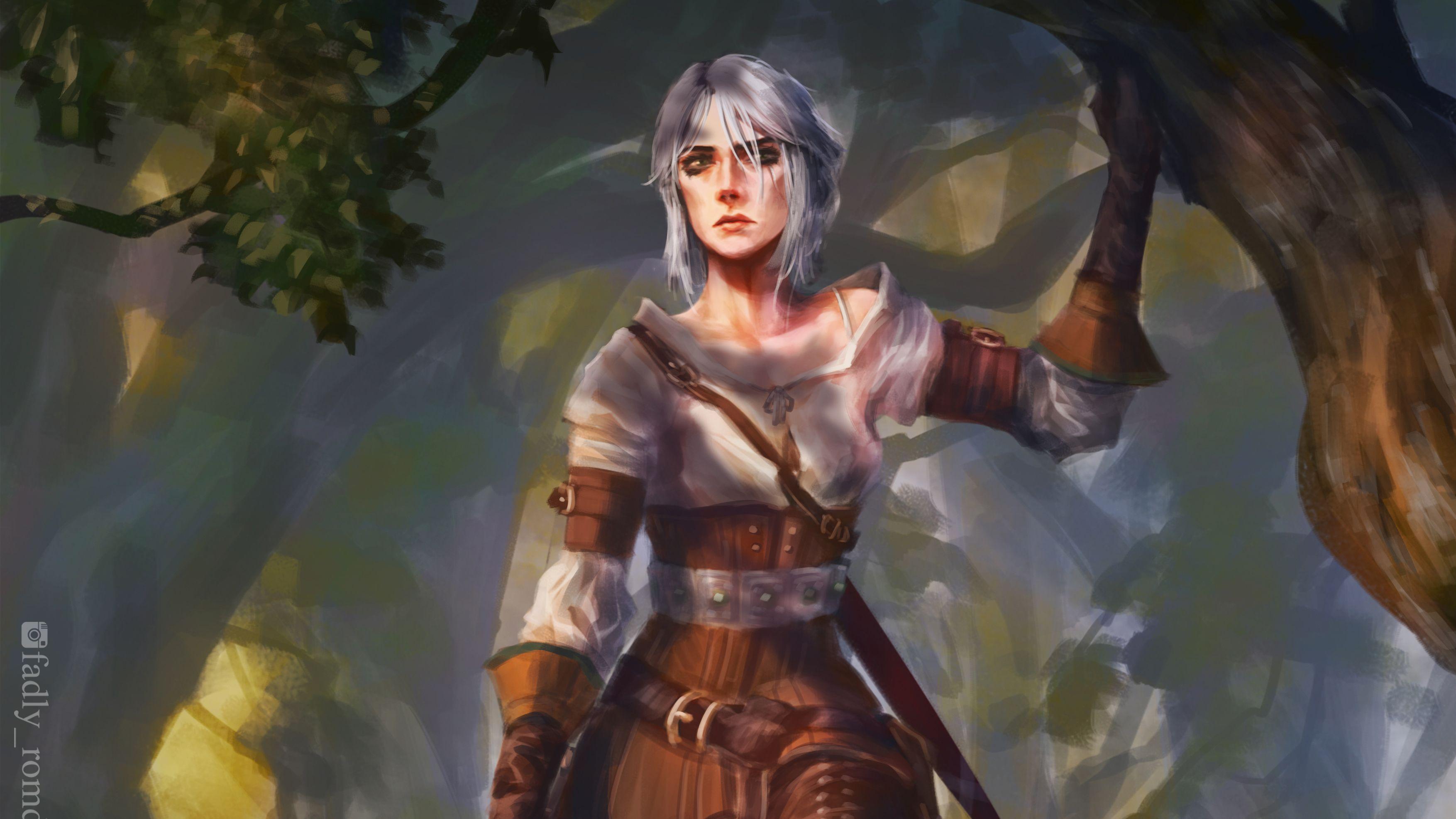 3508x1973 Ciri The Witcher 3 4k, HD Games, 4k Wallpaper, Image, Background, Photo and Picture