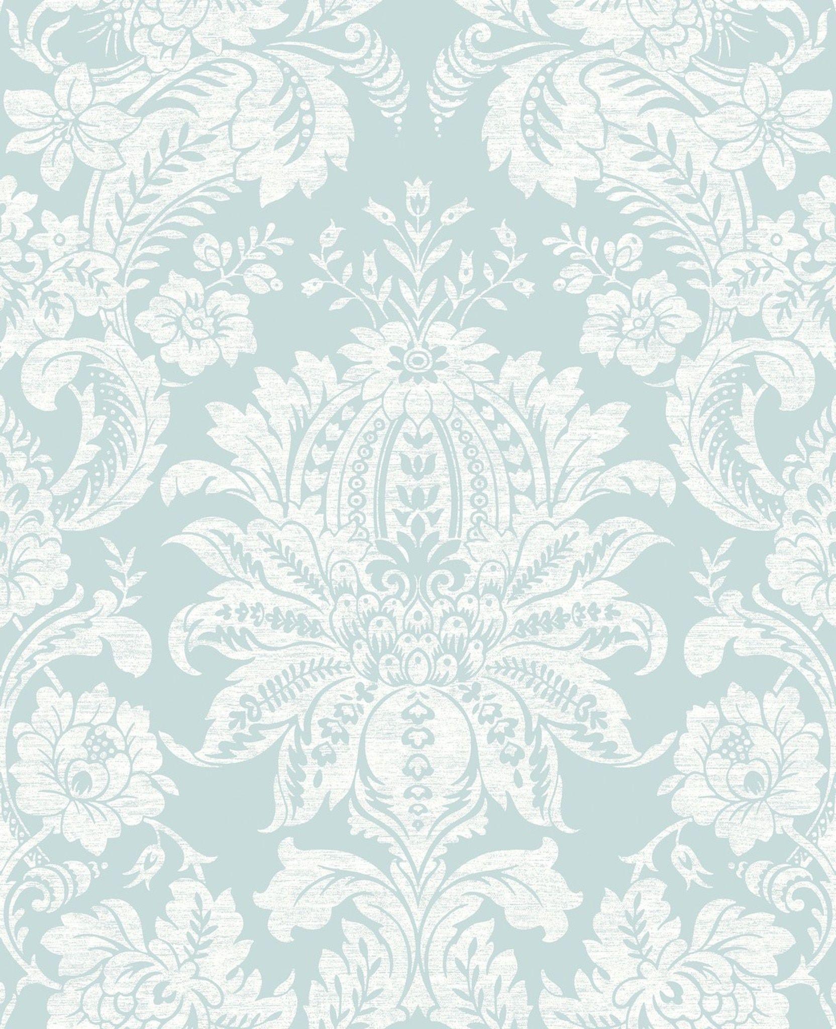 Blue Damask Wallpapers - Top Free Blue Damask Backgrounds - WallpaperAccess