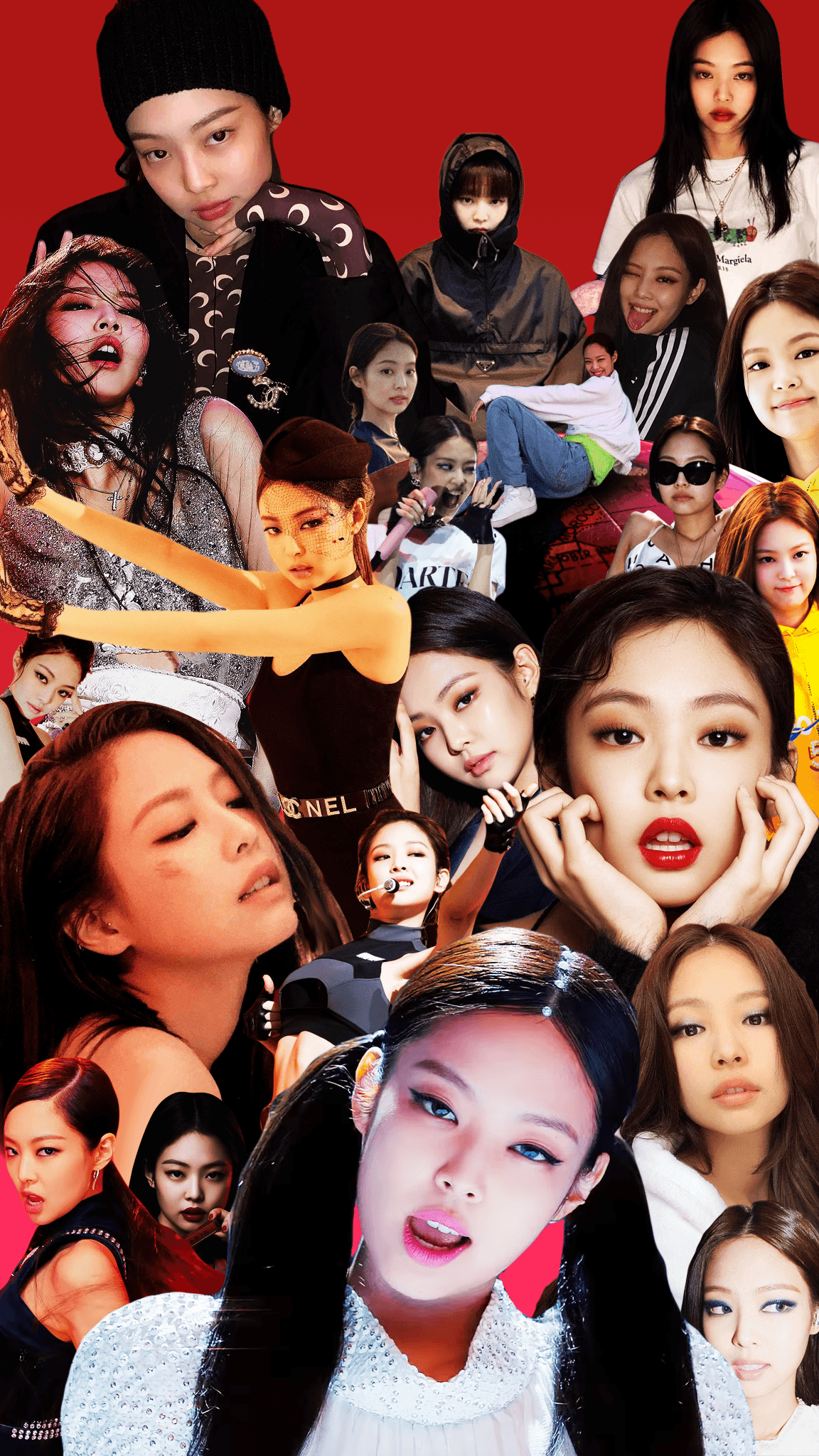 1152x2048 Jennie and Lisa phone wallpaper KTL era