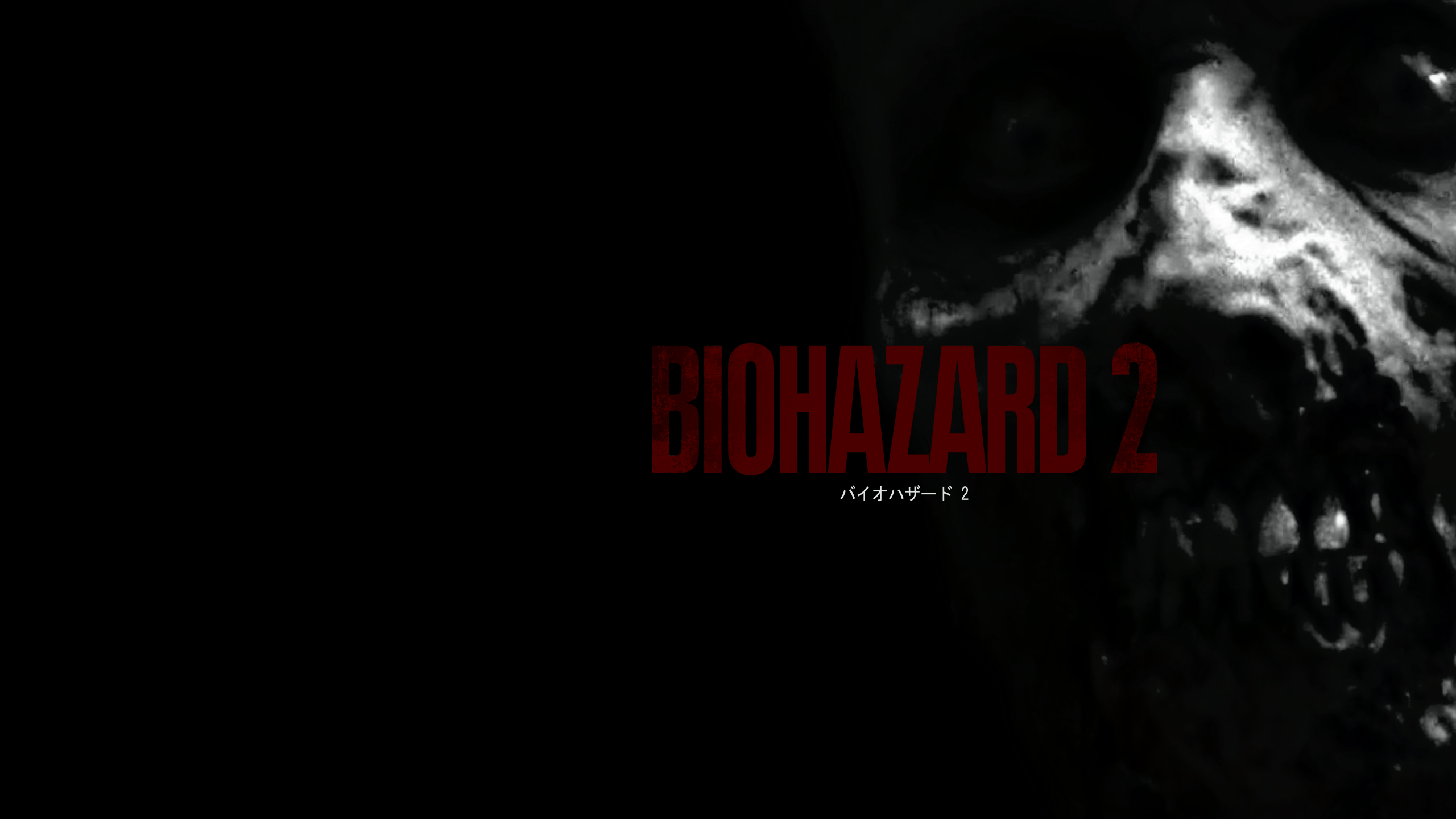 2560x1440 BIOHAZARD 2- Hình nền lấy cảm hứng từ PS Cover Nhật Bản 2560x1440