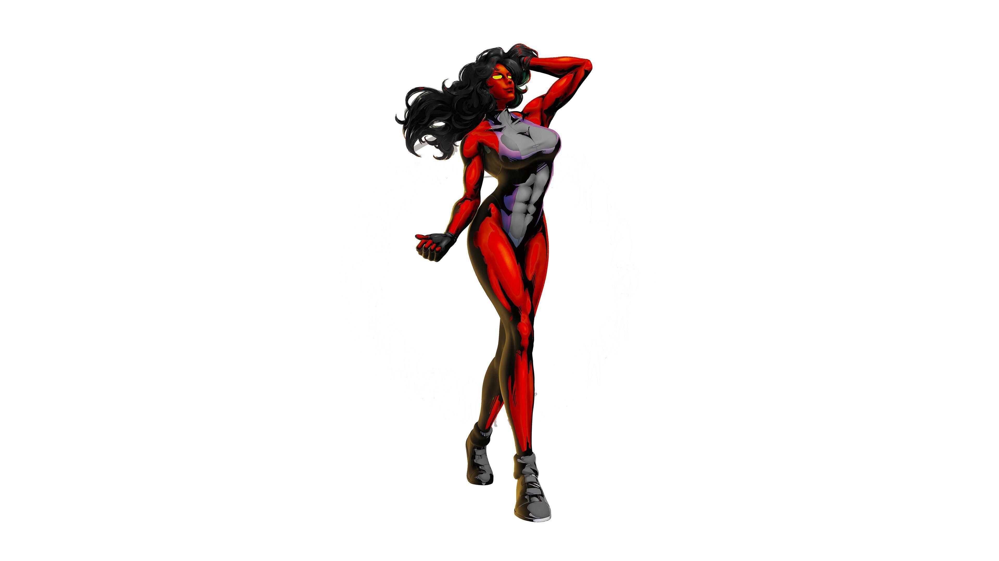 3840x2160 HD Cute She Hulk Wallpaper