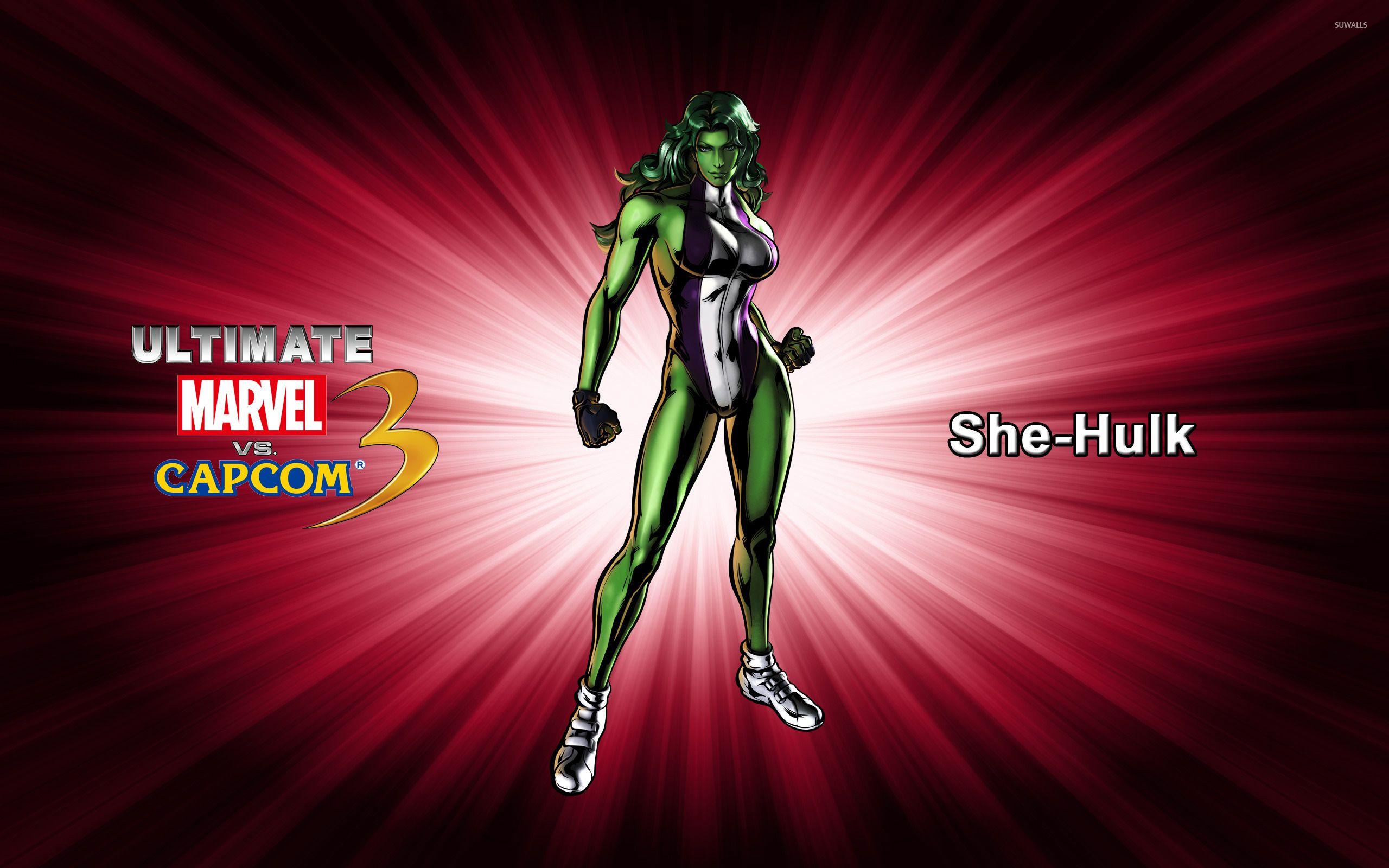 2560x1600 She Hulk Marvel Vs. Capcom 3 Wallpaper Wallpaper