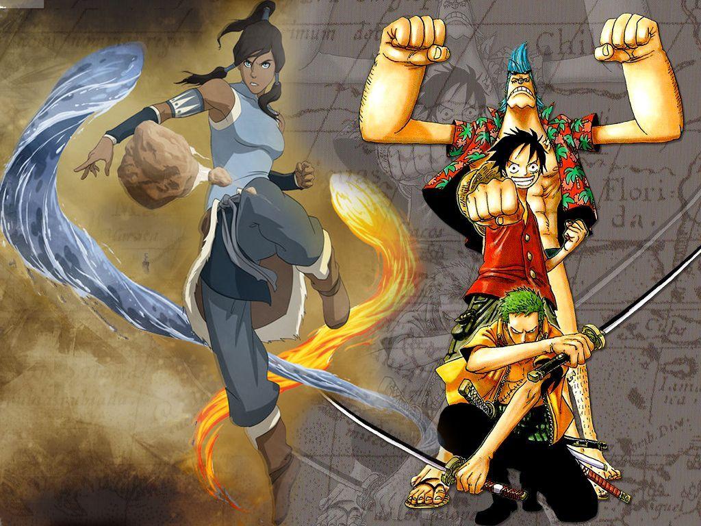 1024x768 Avatar: The Legend of Korra & one piece: The Legend of Korra Wallpaper