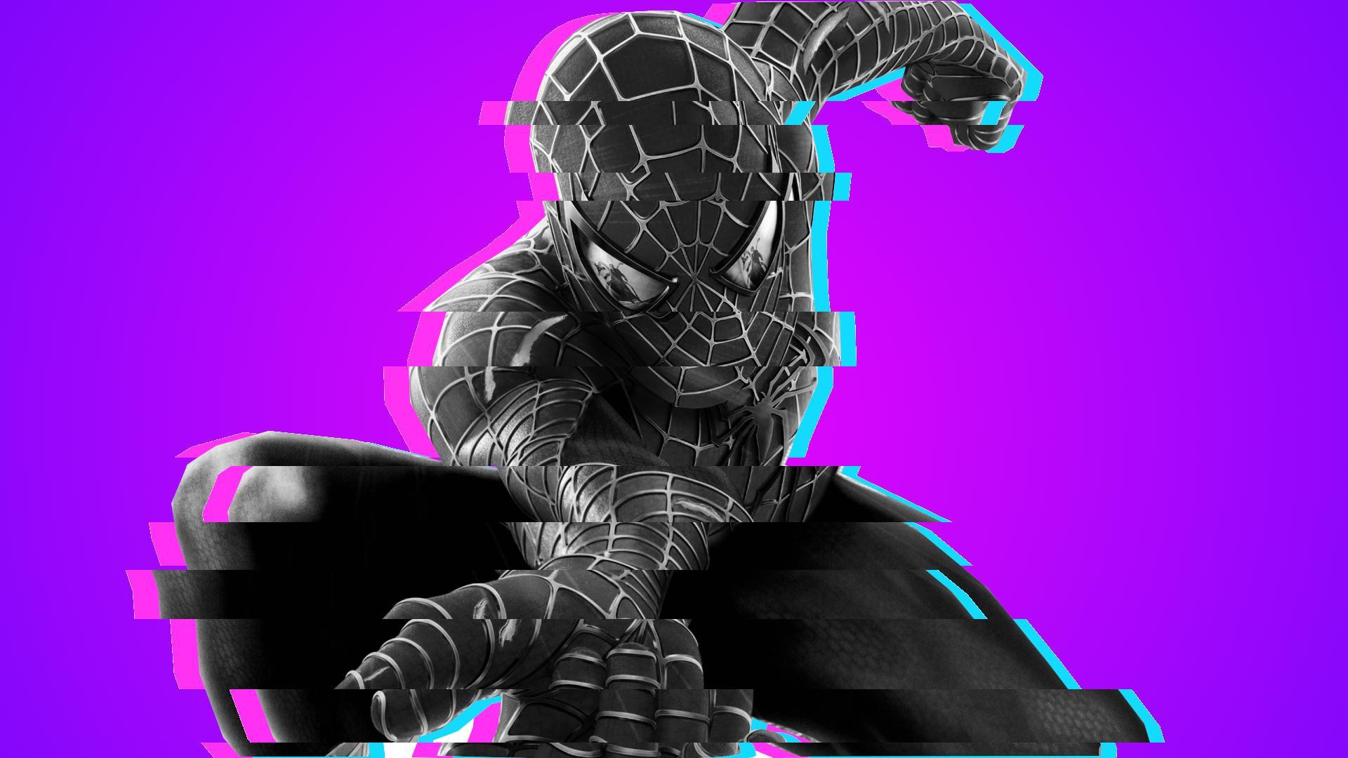 1920x1080 Spider Man Glitch HD Wallpaper. Background Imagex1080
