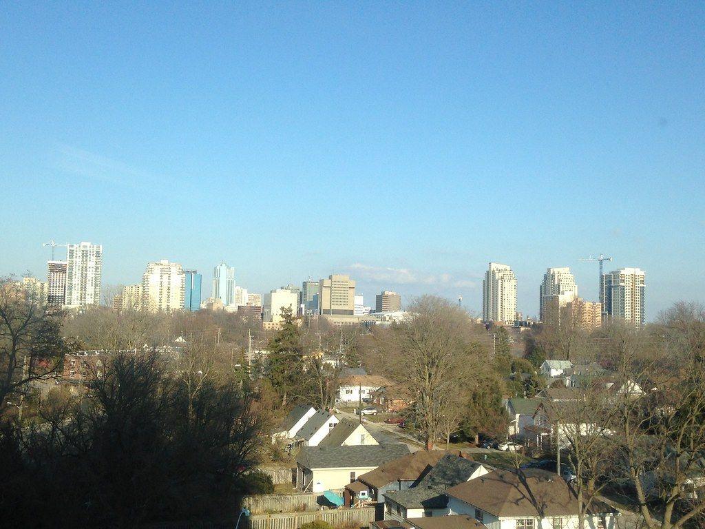 1024x768 London Ontario. Looking east towards the London Ontario dow