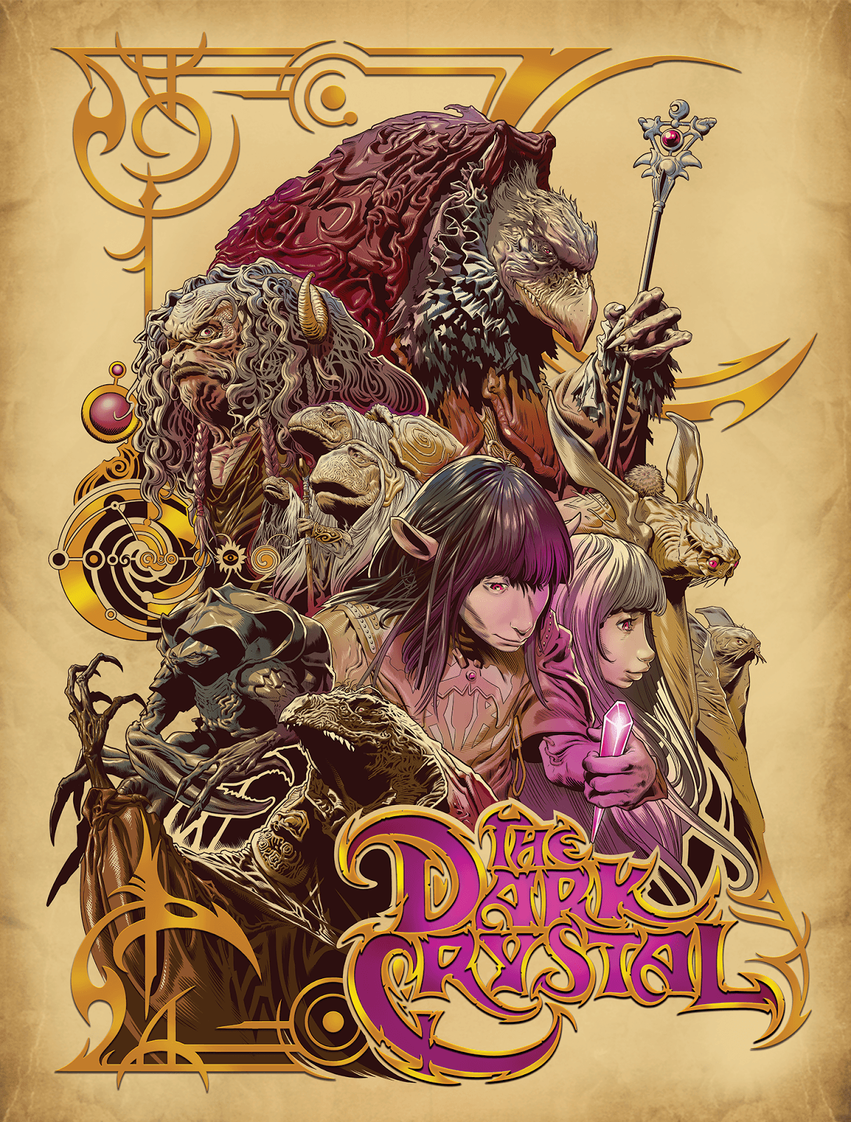 1214x1600 Dark Crystal Sandoval - Dark crystal movie, The dark crystal, Crystal illustration