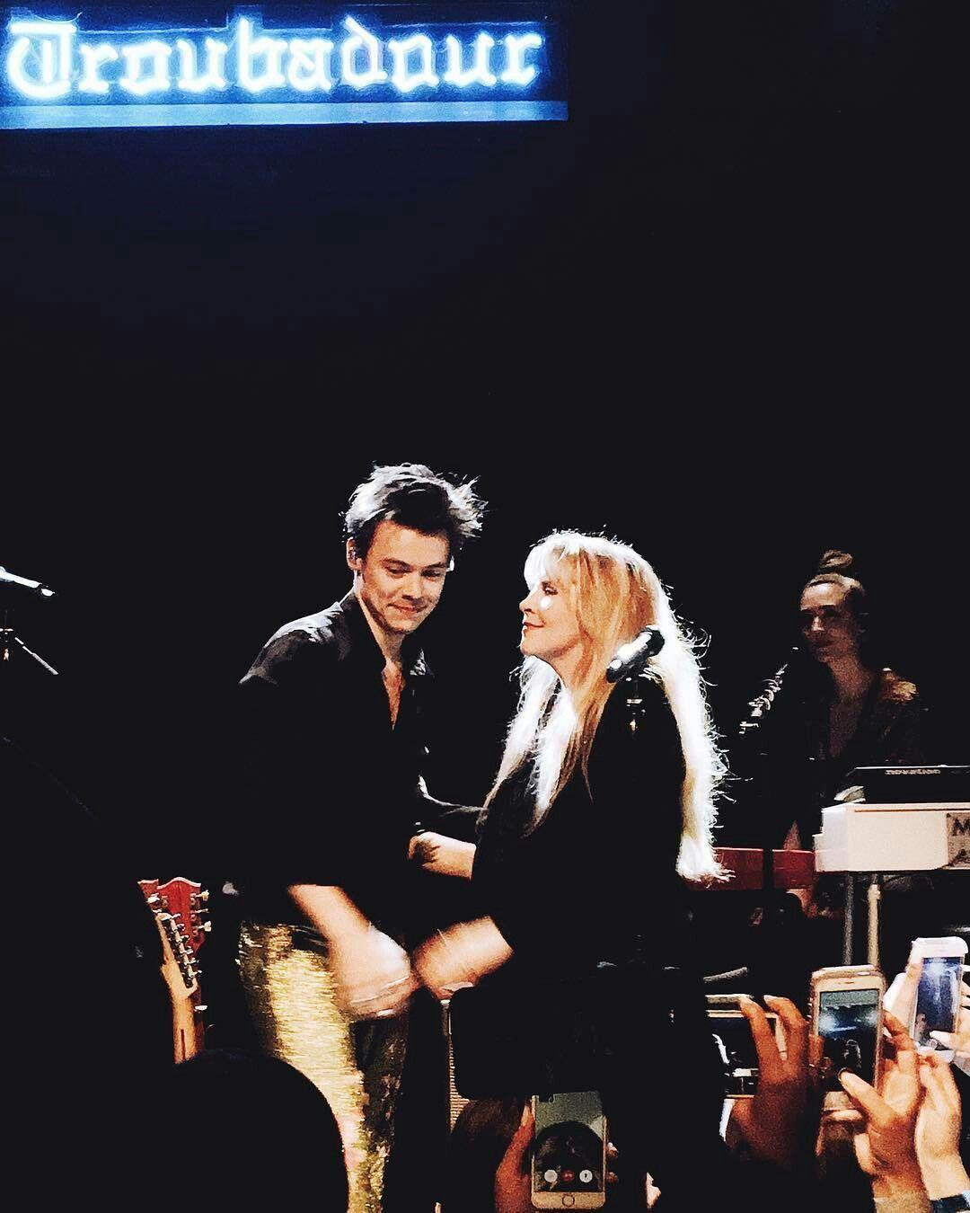 1080x1350 Harry Styles and Stevie Nicks at The Troubadour. One direction harry styles, Stevie nicks, Harry styles
