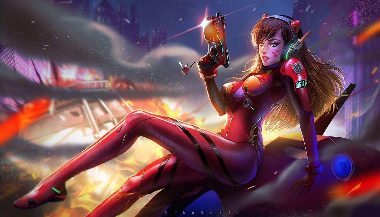 1222x700 Overwatch Futuristic Sci Fi Fiction Shooter Warrior Wallpaperx1100