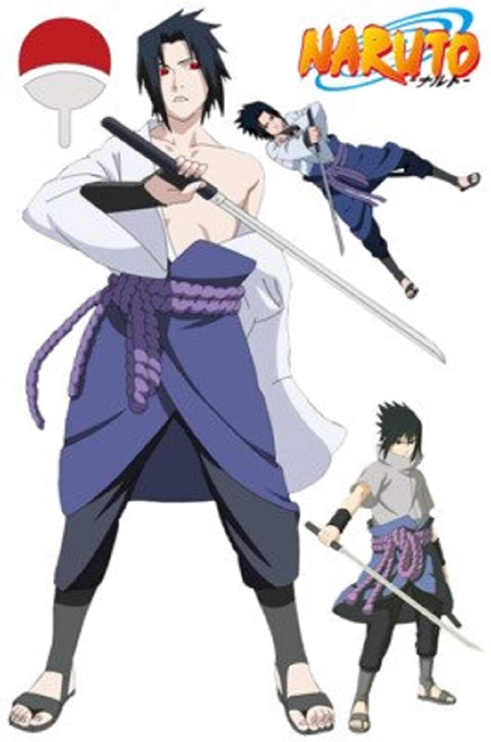 994x1500 Sticker Naruto Anime 3D Visual Effect Wallpaper Naruto Sasuke Hatake Kakashi Jiraiya Itachi Mode (8): Amazon.ca: Home & Kitchen