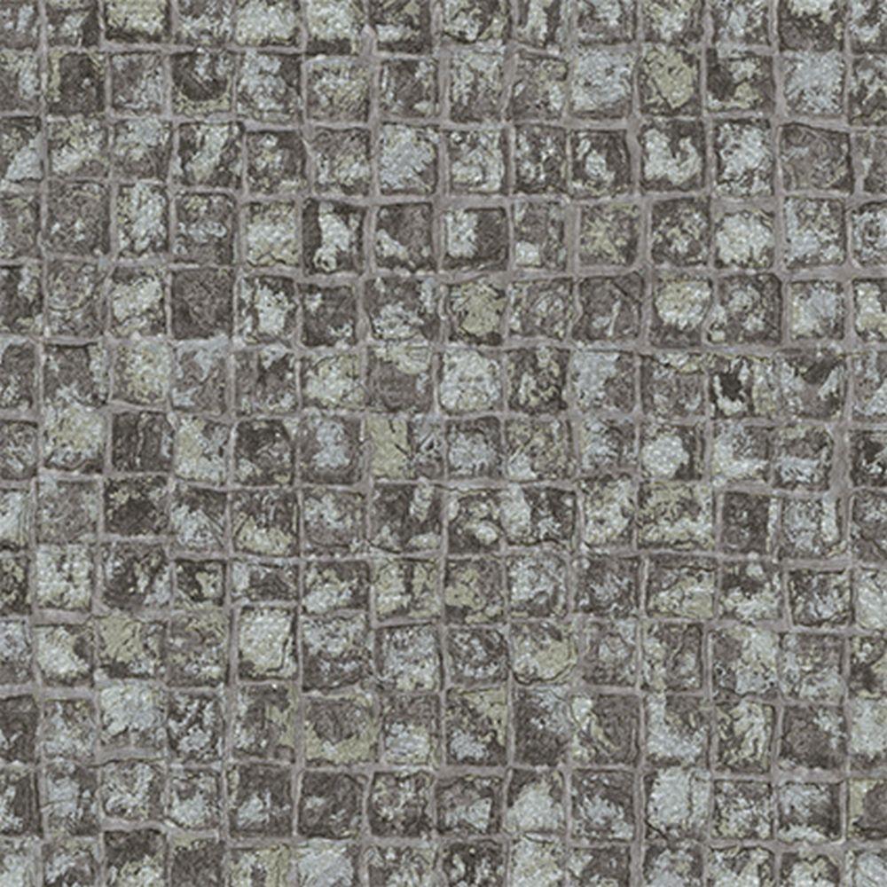 1000x1000 Alpha Trendy Stone Solid Embossed Grey Wallpaper Roll