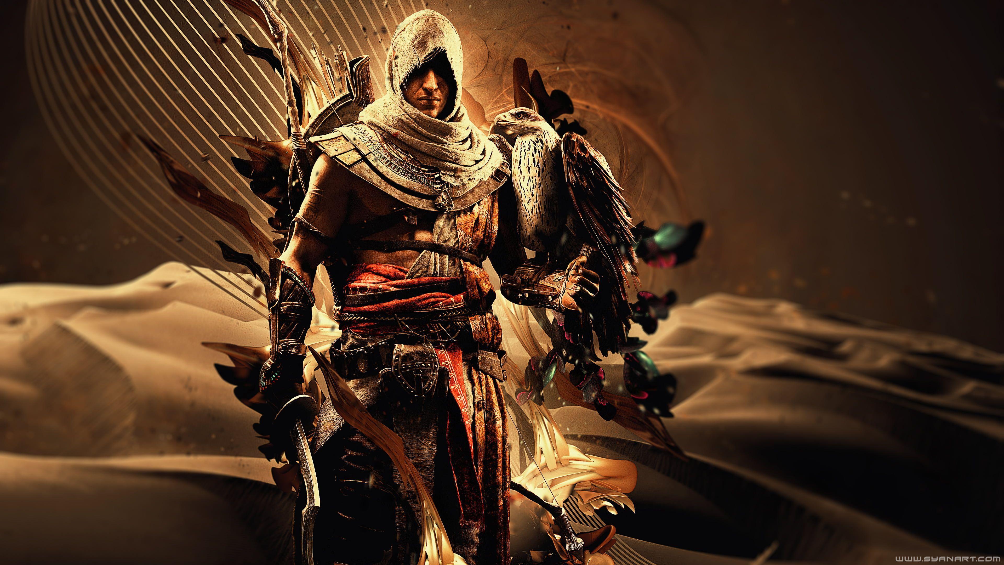 3840x2160 Assassin's Creed poster Assassin's Creed video games #eagle Assassin's Creed: Origins K #w. Assassins creed origins, Assassins creed, Assassins creed black flag