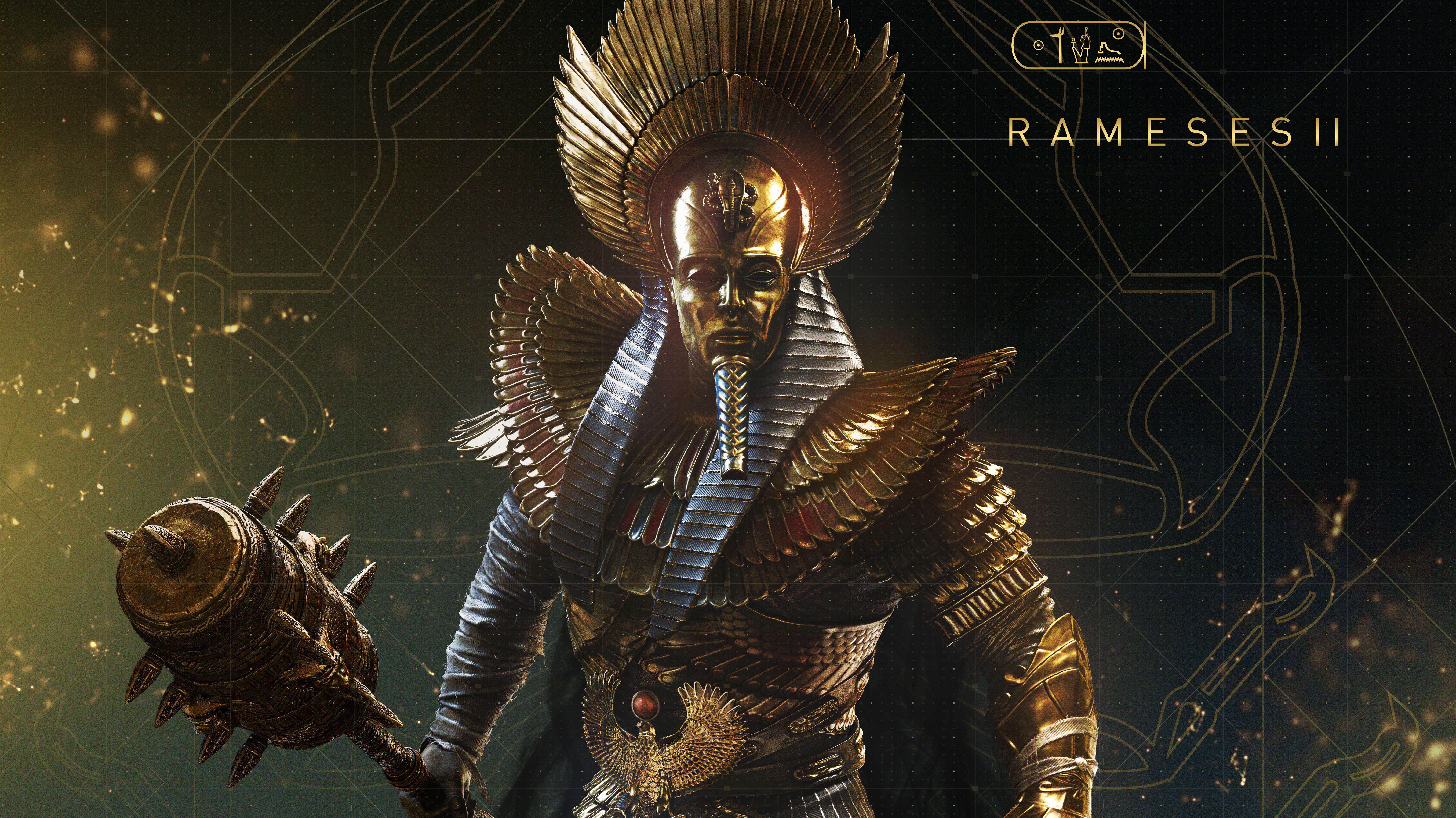 7680x4320 Assassins Creed Origins Rameses II 4K 8K Wallpaper Download Resolution 4K Wallpaper