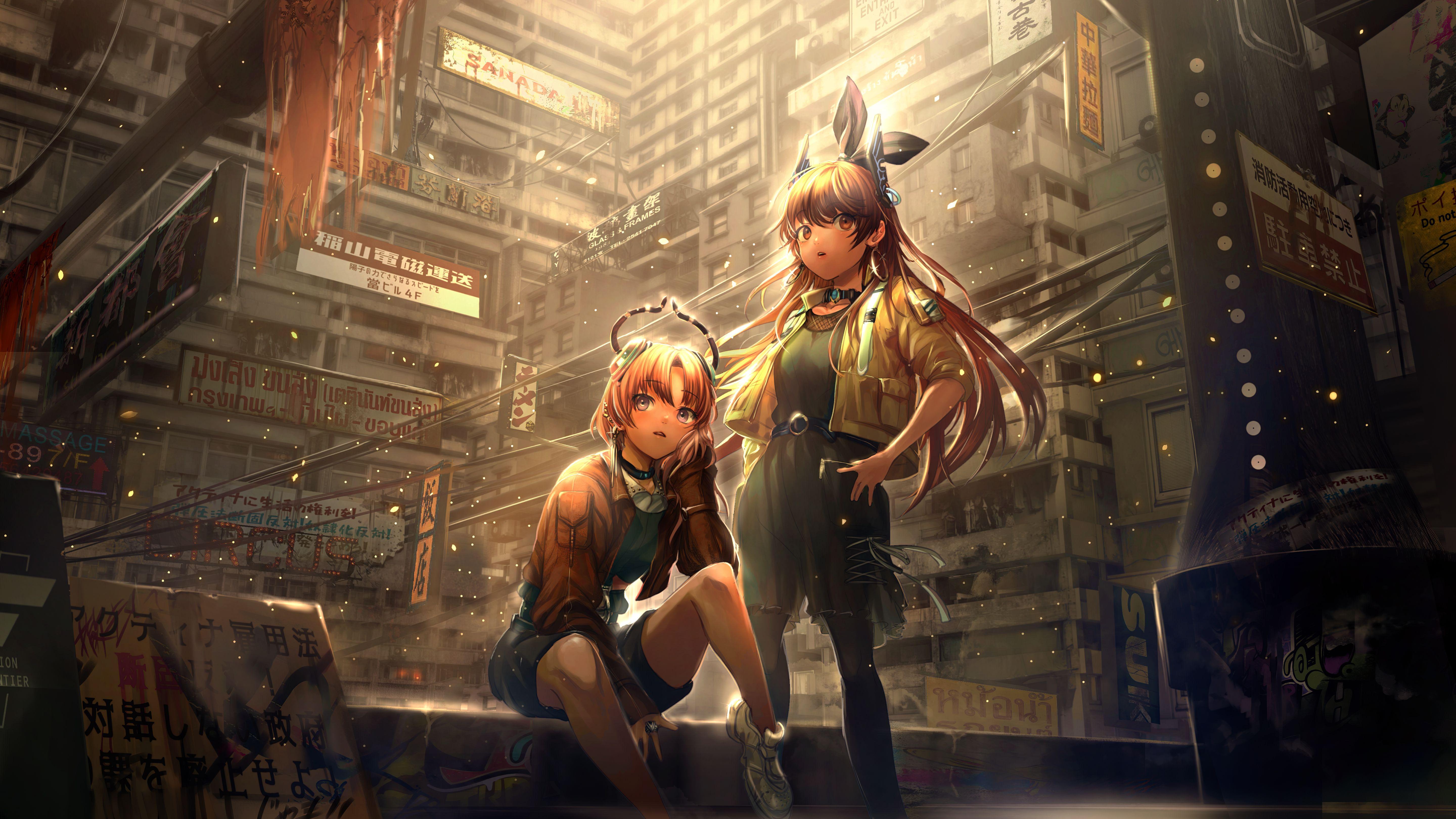 5760x3240 Cyber Girls Anime 4k, HD Anime, 4k Wallpaper, Image, Background, Photo and Picture