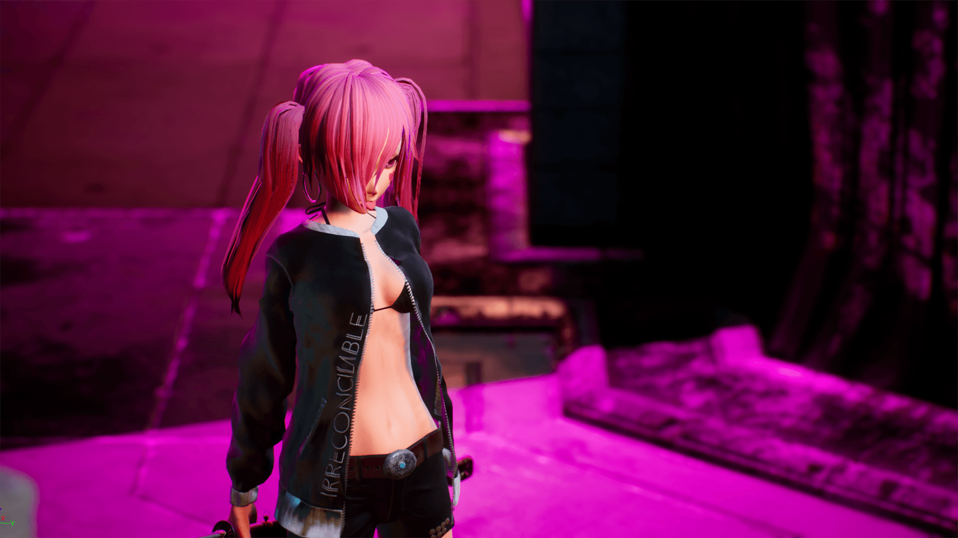 1920x1080 PINK CYBER GIRL By Indie Us Games In Characters
