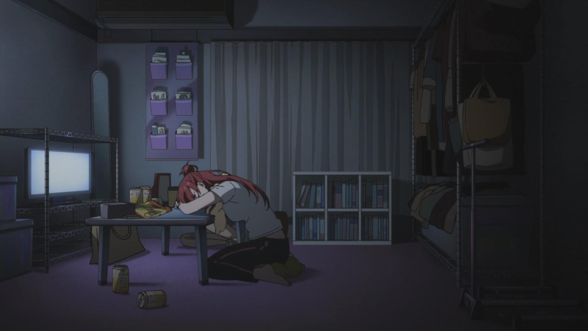 1920x1080 A sad, late night wallpaper. [Shirobako] [1920x1080]