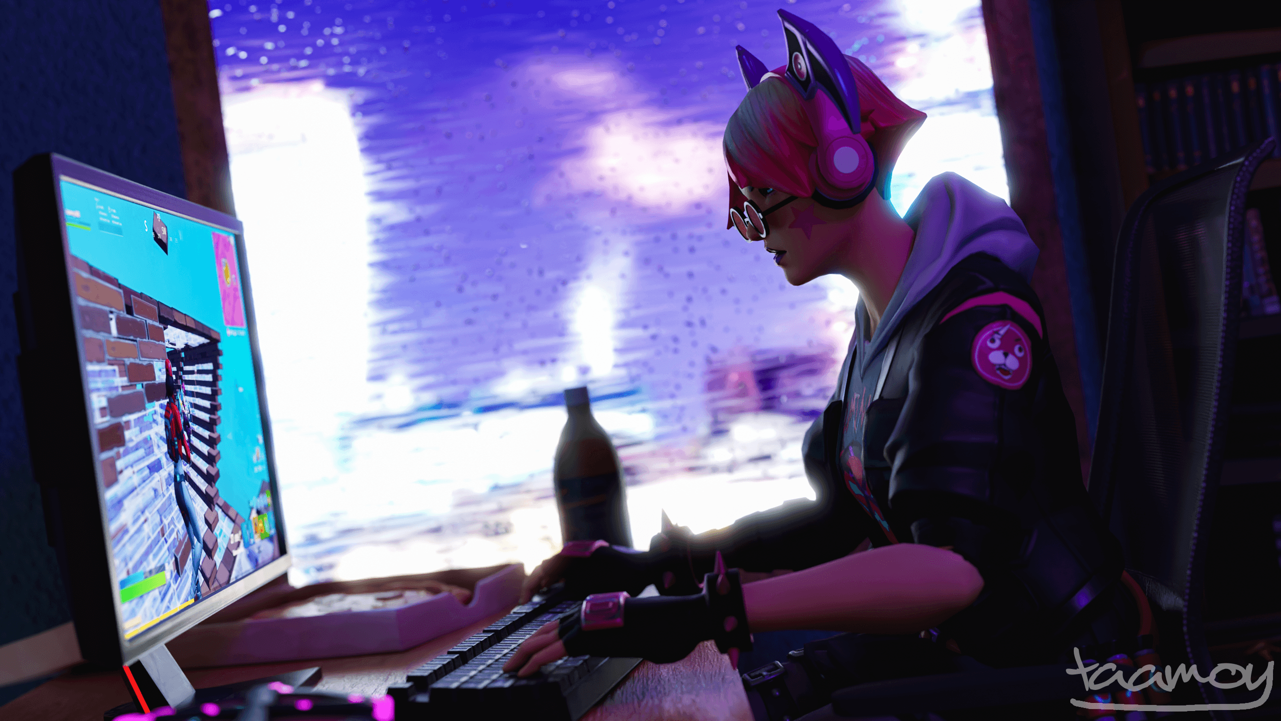 2560x1440 Late night gaming