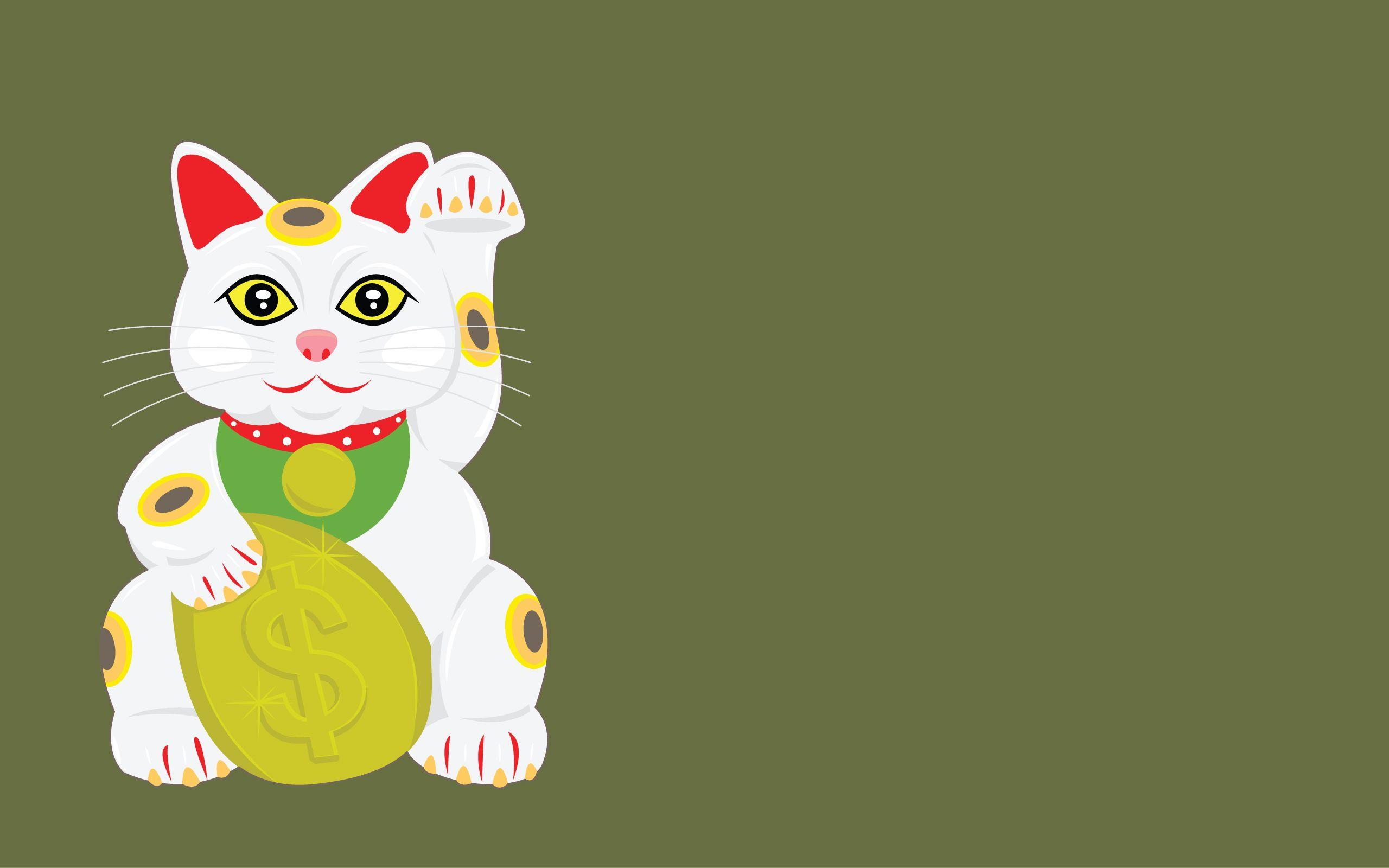 2560x1600 Japanese Lucky Cat Wallpaper