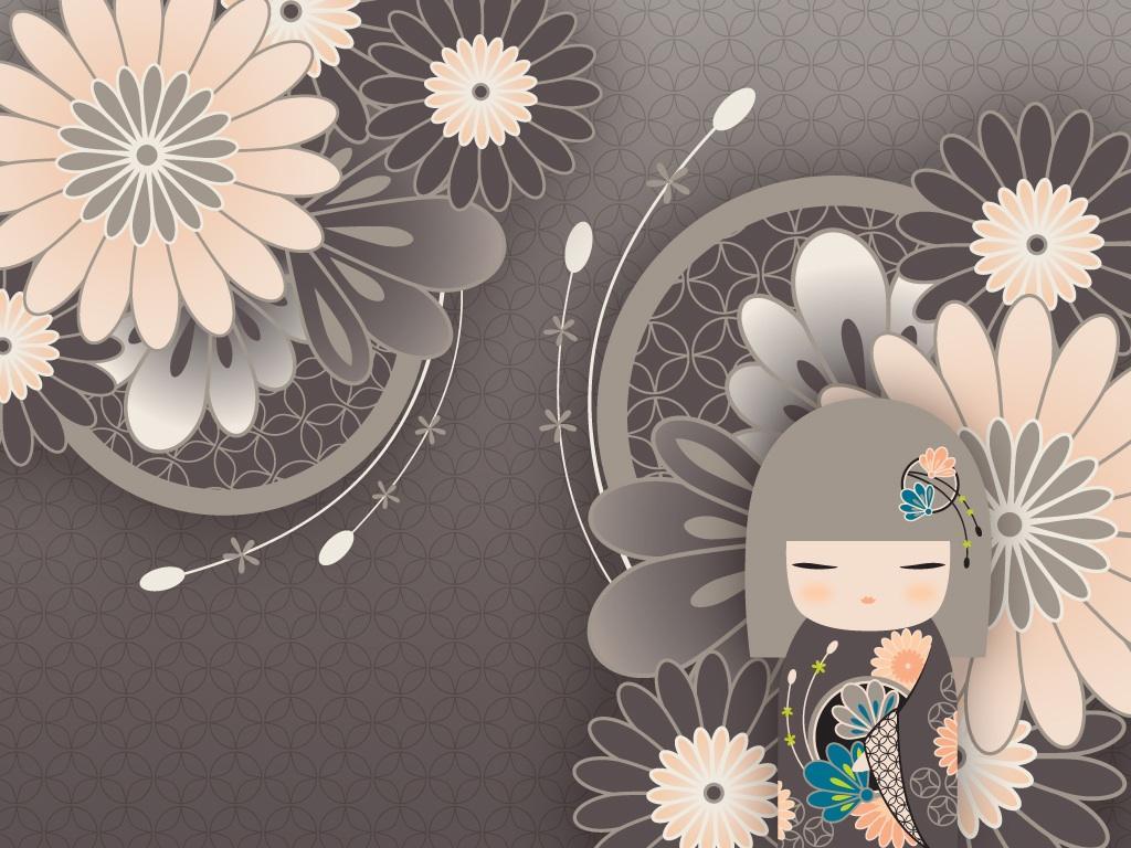 1024x768 Kokeshi Twitter Background. Twitter Wallpaper, Vintage Twitter Background and Preppy Twitter Background