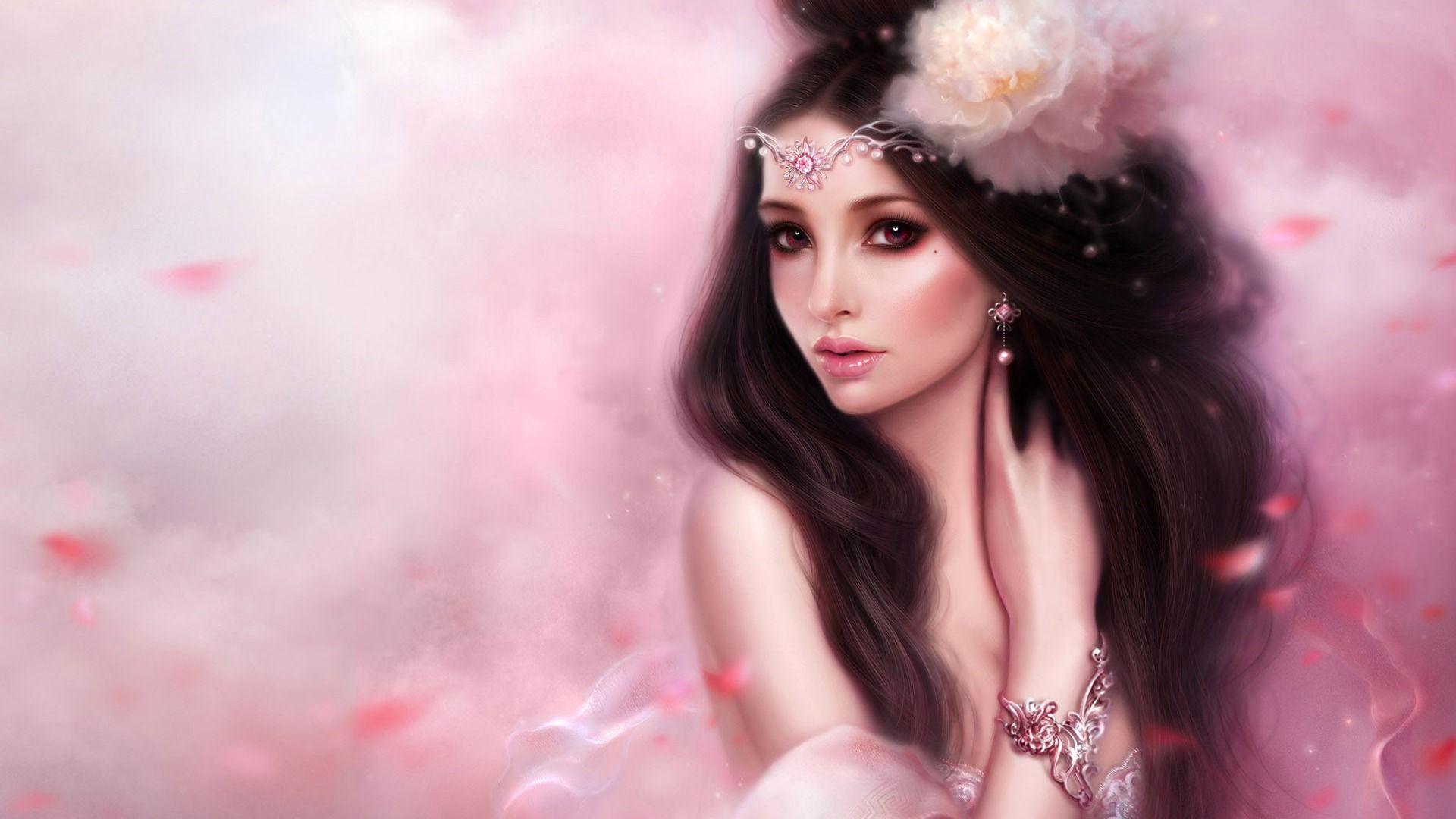 1920x1080 Đa dạng (1920 × 1080).  Phụ nữ nghệ thuật tưởng tượng, Công chúa tưởng tượng, Phụ nữ tưởng tượng