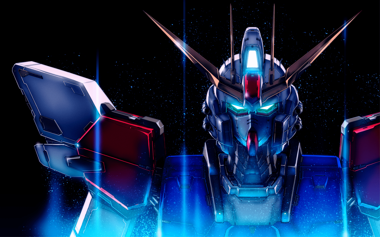 1440x900 Gundam Fighters Wallpaper HD For Widescreen Wallpaperr On Snowman Wallpaper.com. #desktop #pc #mac #Gund. Gundam Wallpaper, Gundam Build Fighters, Strike Gundam