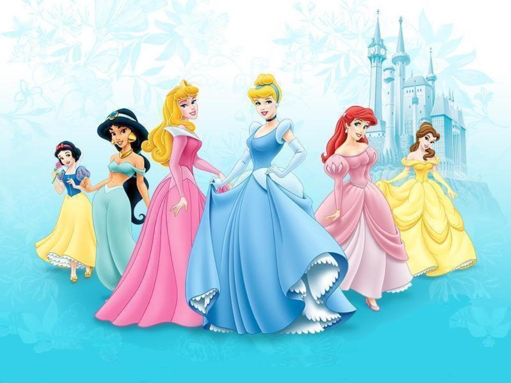 1024x768 Disney Princesses hình nền