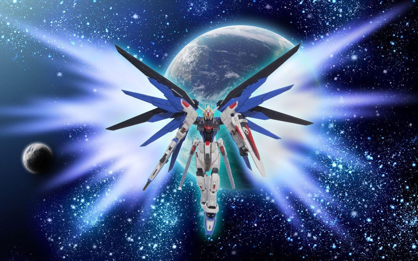 Freedom Gundam Wallpapers Top Free Freedom Gundam Backgrounds Wallpaperaccess