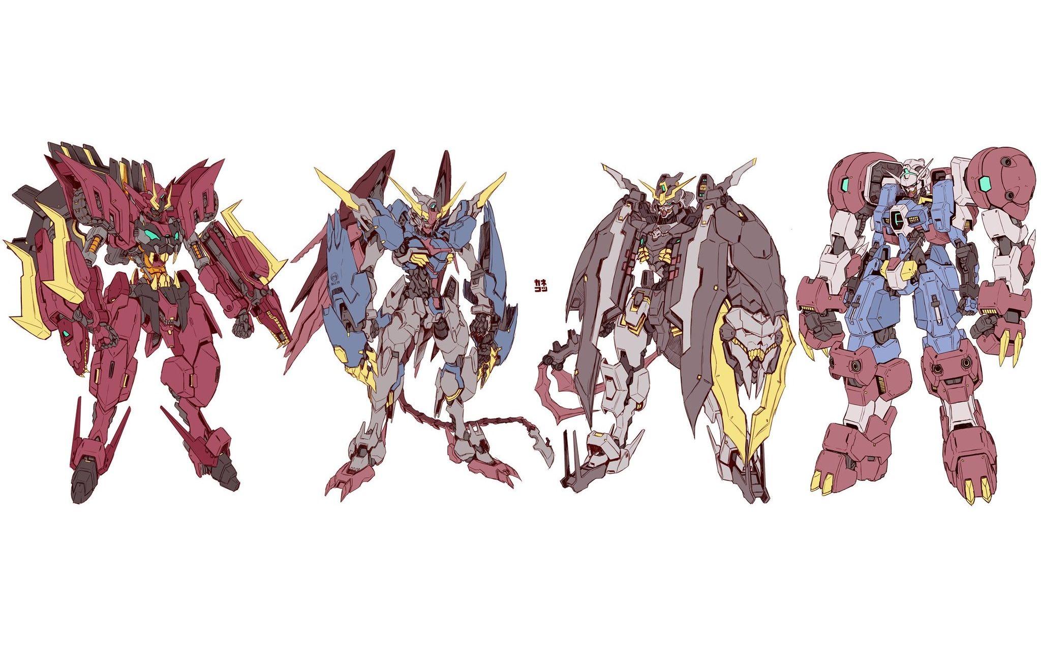 2048x1280 Mech, Digital Art, Mobile Suit Gundam Wing, Mobile Suit Gundam: Iron Blooded Orphans, Mobile Suit Gundam AGEx1280 Wallpaper