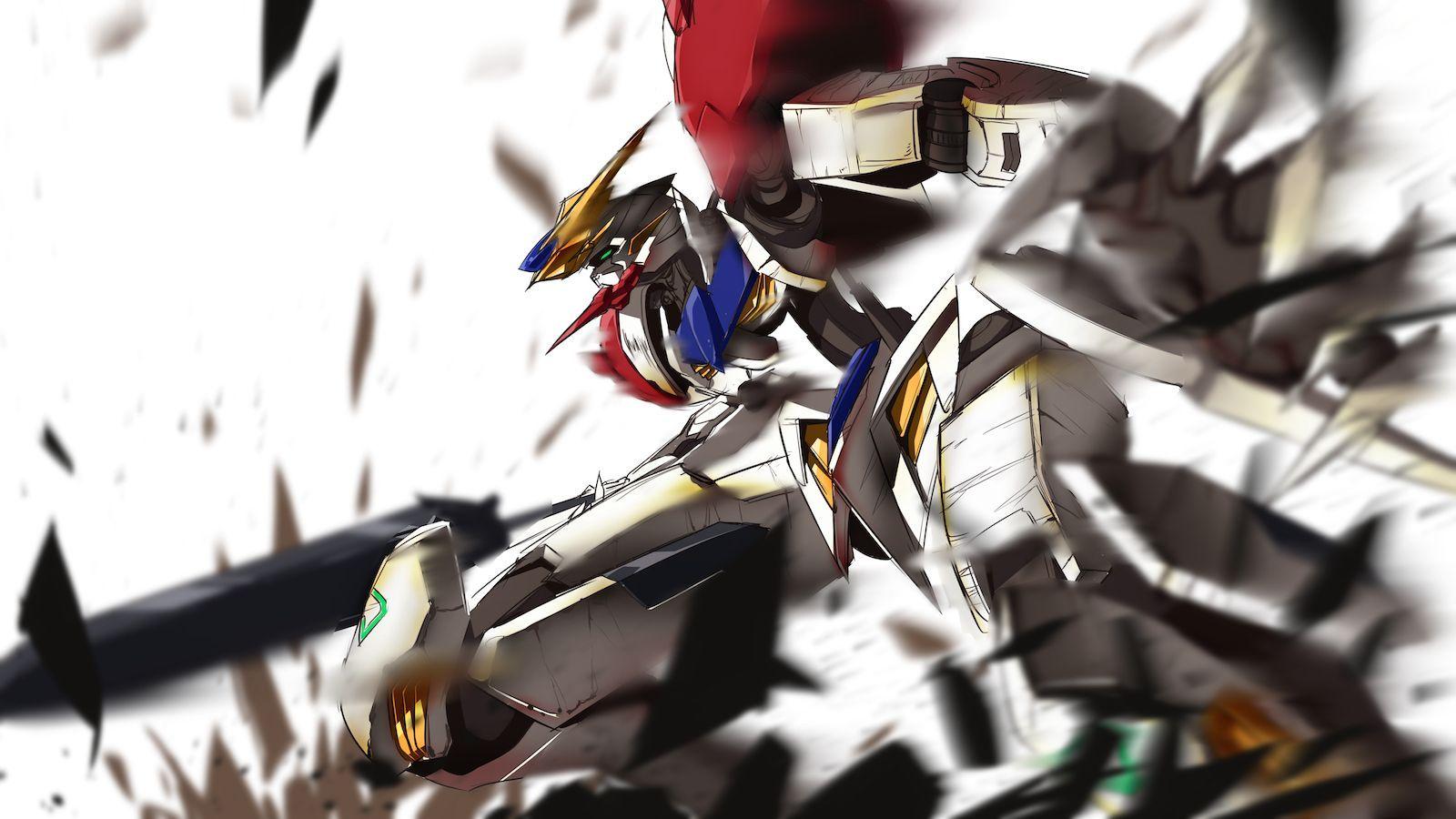 1600x900 Gundam Barbatos Wallpaper 1080p. Gundam iron blooded orphans, Gundam, Gundam art
