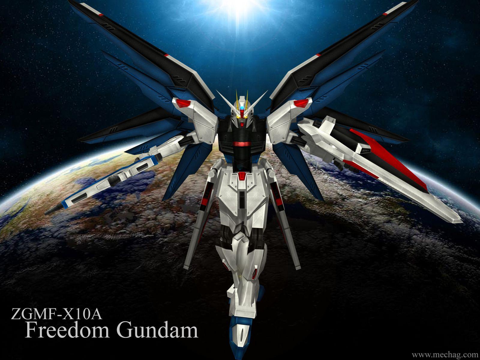 1600x1200 Mobile Suit Gundam SEED Wallpaper: ZGMF X10A Freedom Gundam Wall