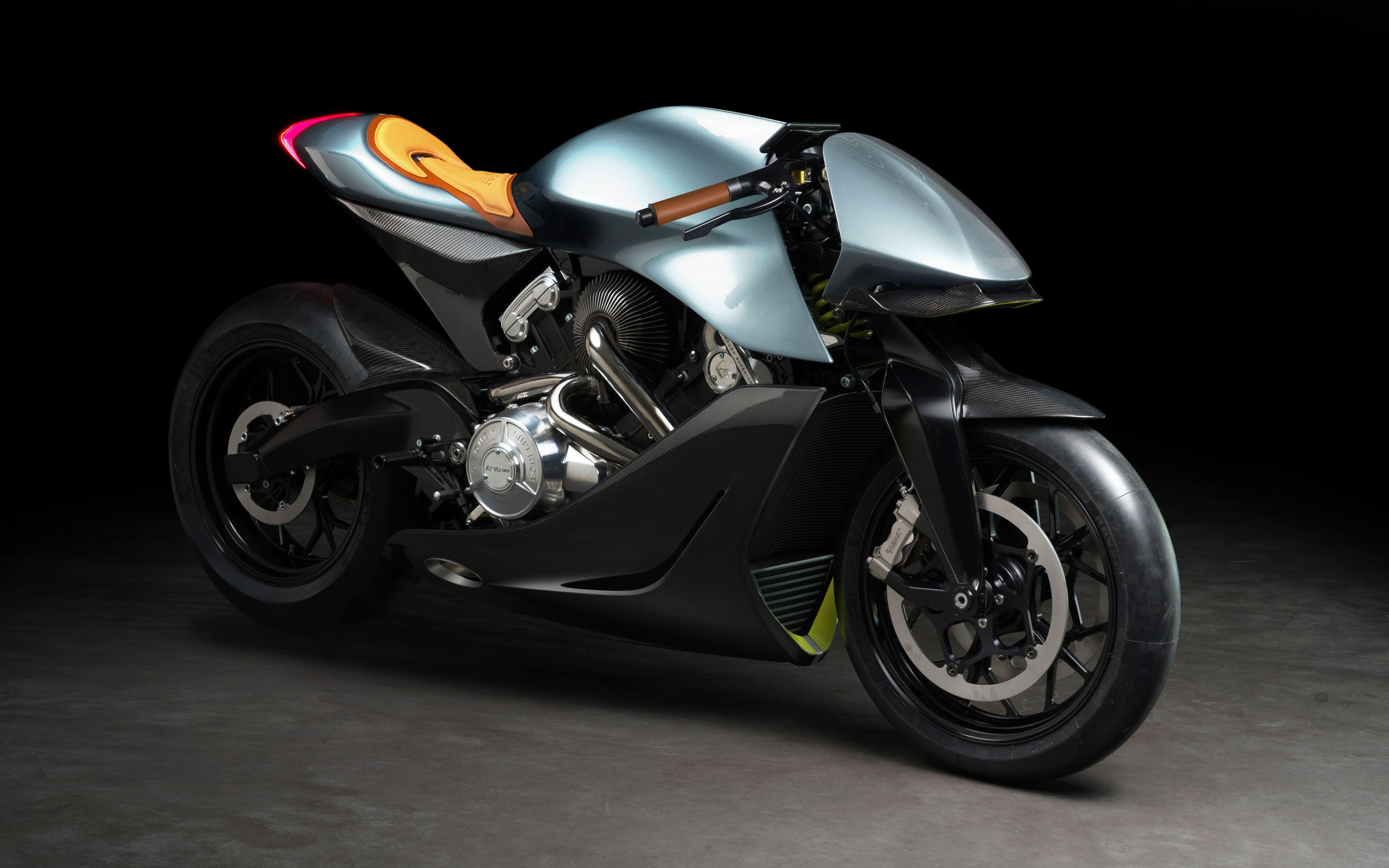 7512x4696 Aston Martin AMB 001 4K Wallpaper, Brough Superior, Sports bikes, Concept bikes, 5K, 8K, Bikes