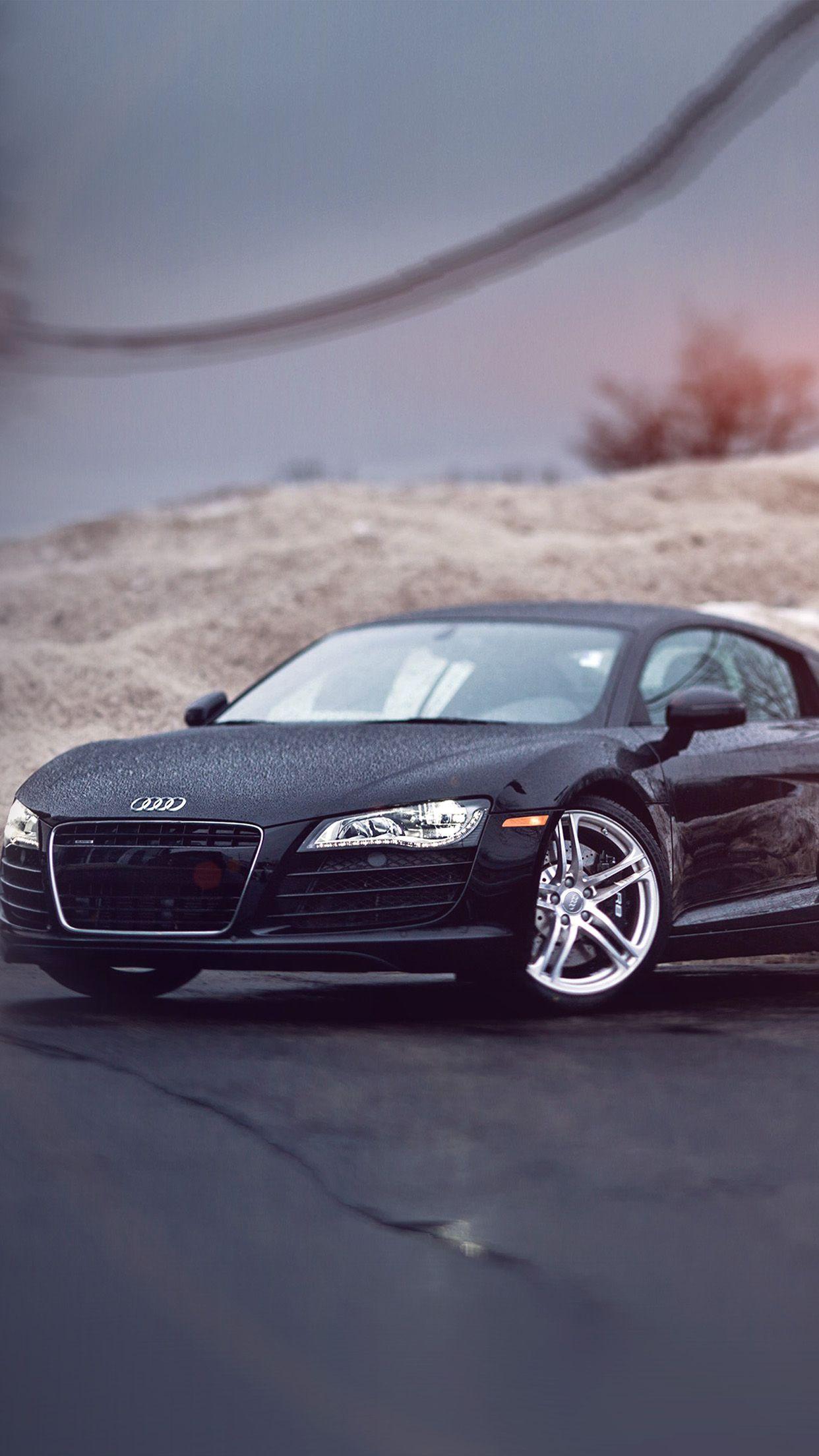 1242x2208 Car audi black rain flare art Download Free Wallpaper for iPhone 6