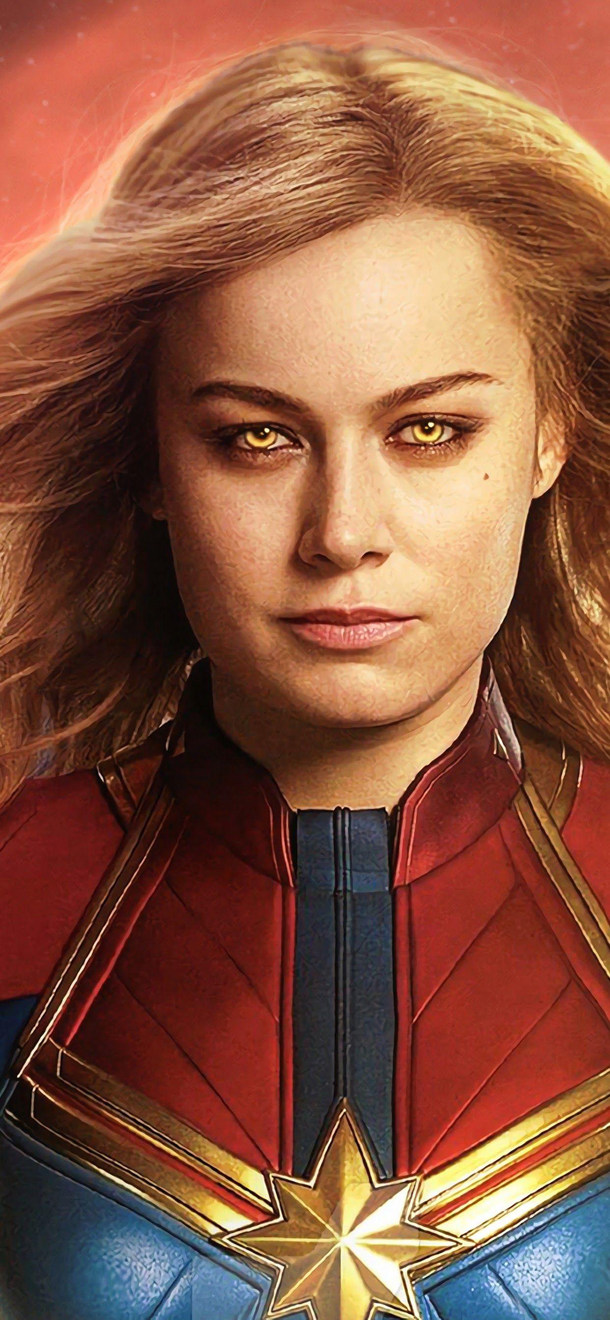 1242x2688 Captain Marvel Movie Brie Larson 4K Wallpaper