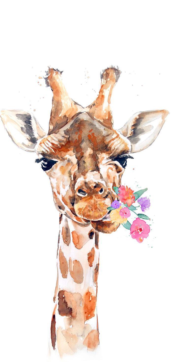 736x1472 Munching #Giraffe. #Casetify #iPhone #Art #Design #Animal #Floral #Flowers - #Animal #Art #Casetify #Desig. Giraffe, Niedliche tierzeichnungen, Tierillustrationen