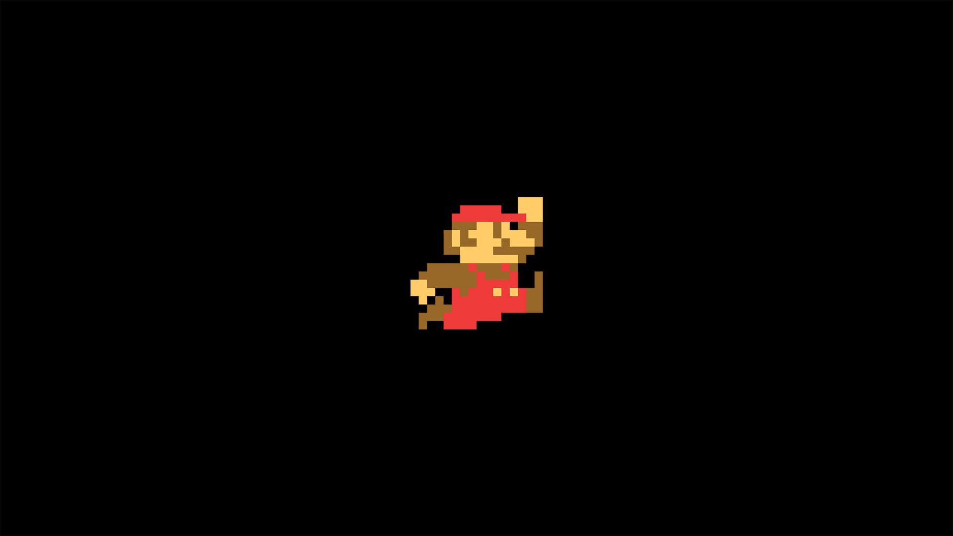1920x1080 Bit Mario Wallpaper