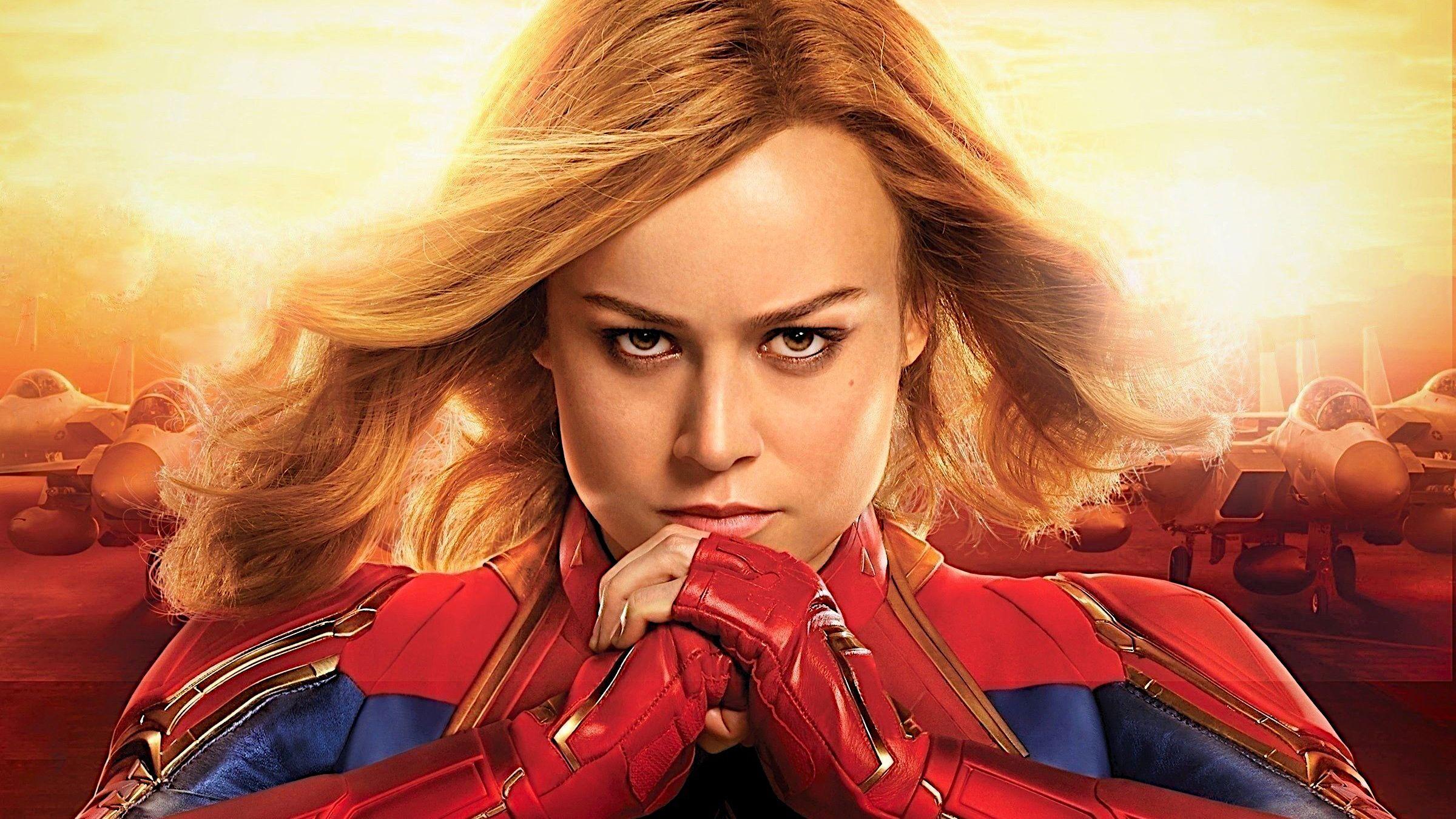 2400x1350 Captain Marvel Brie Larson, HD Movies, 4k Wallpaper, Image, Background, Photo and Picture