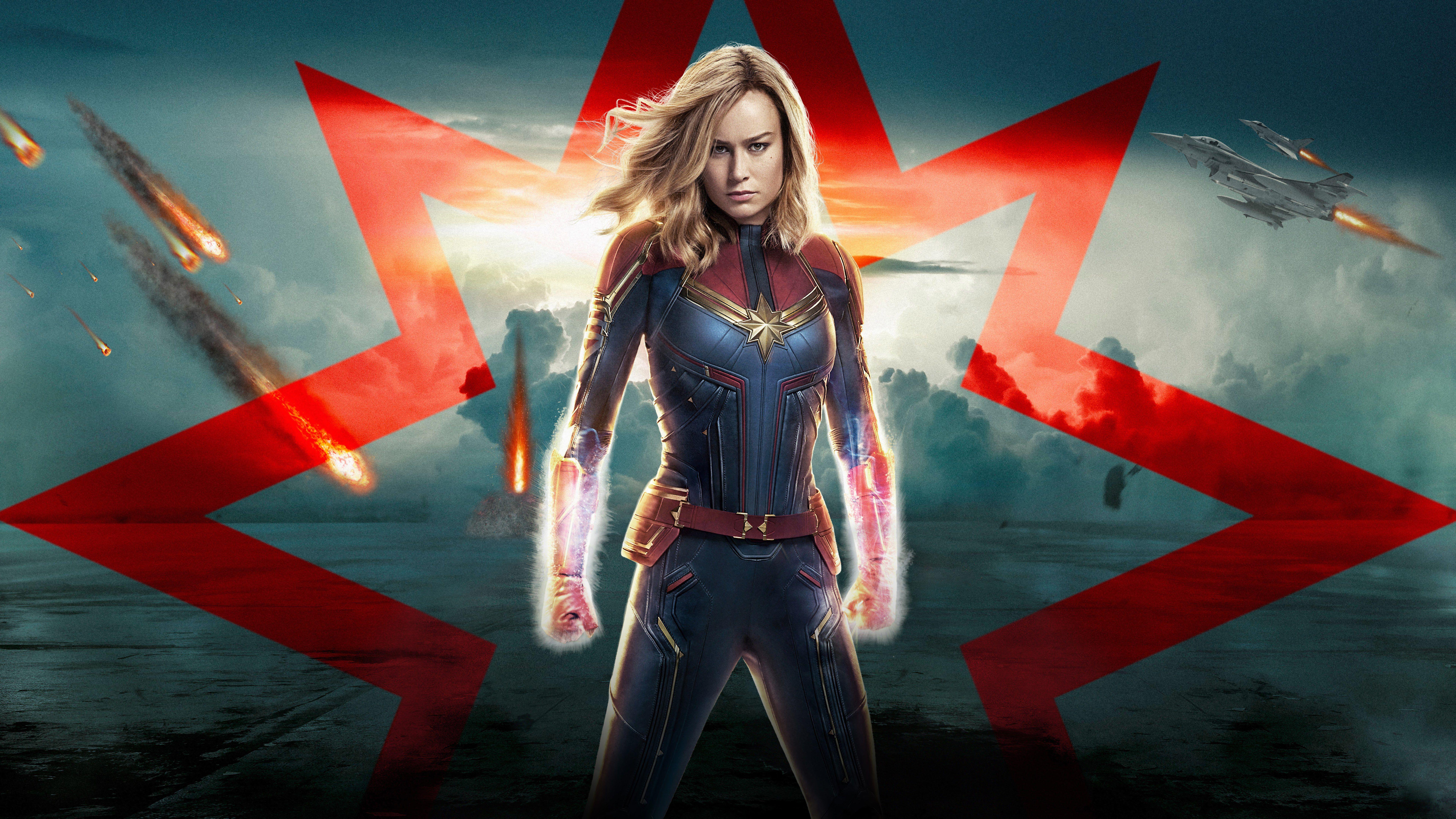 7680x4320 Captain Marvel Movie Brie Larson 8K