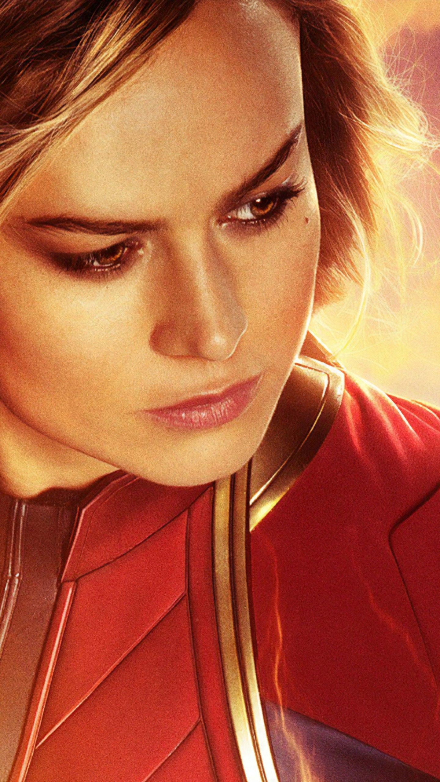1440x2560 Wallpaper Captain Marvel, Brie Larson, HD, Movies / Editor's Picks,. Wallpaper for iPhone, Android, Mobile and Desktop